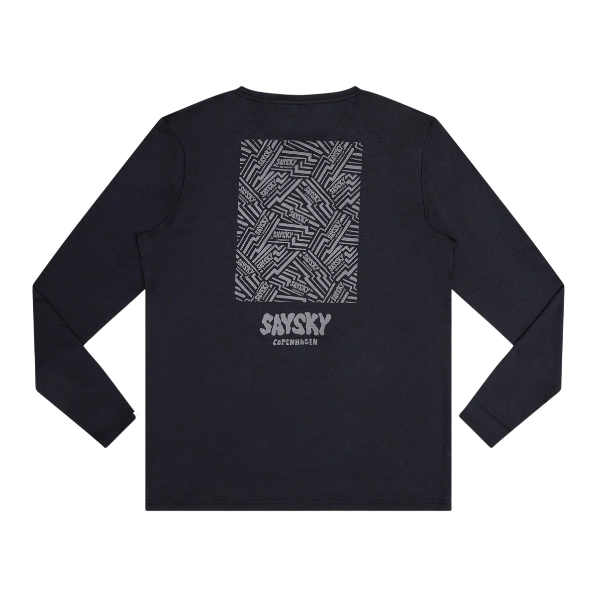 Mens Saysky Reflective Logo Pace Long Sleeve