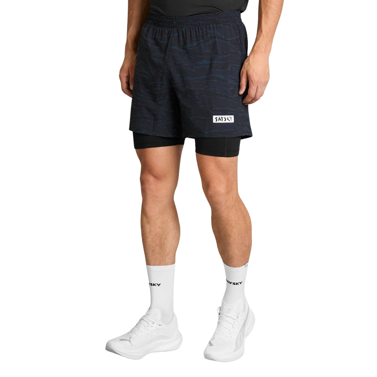 Mens Saysky Tiger Pace 2-in-1 Shorts 5 Inch