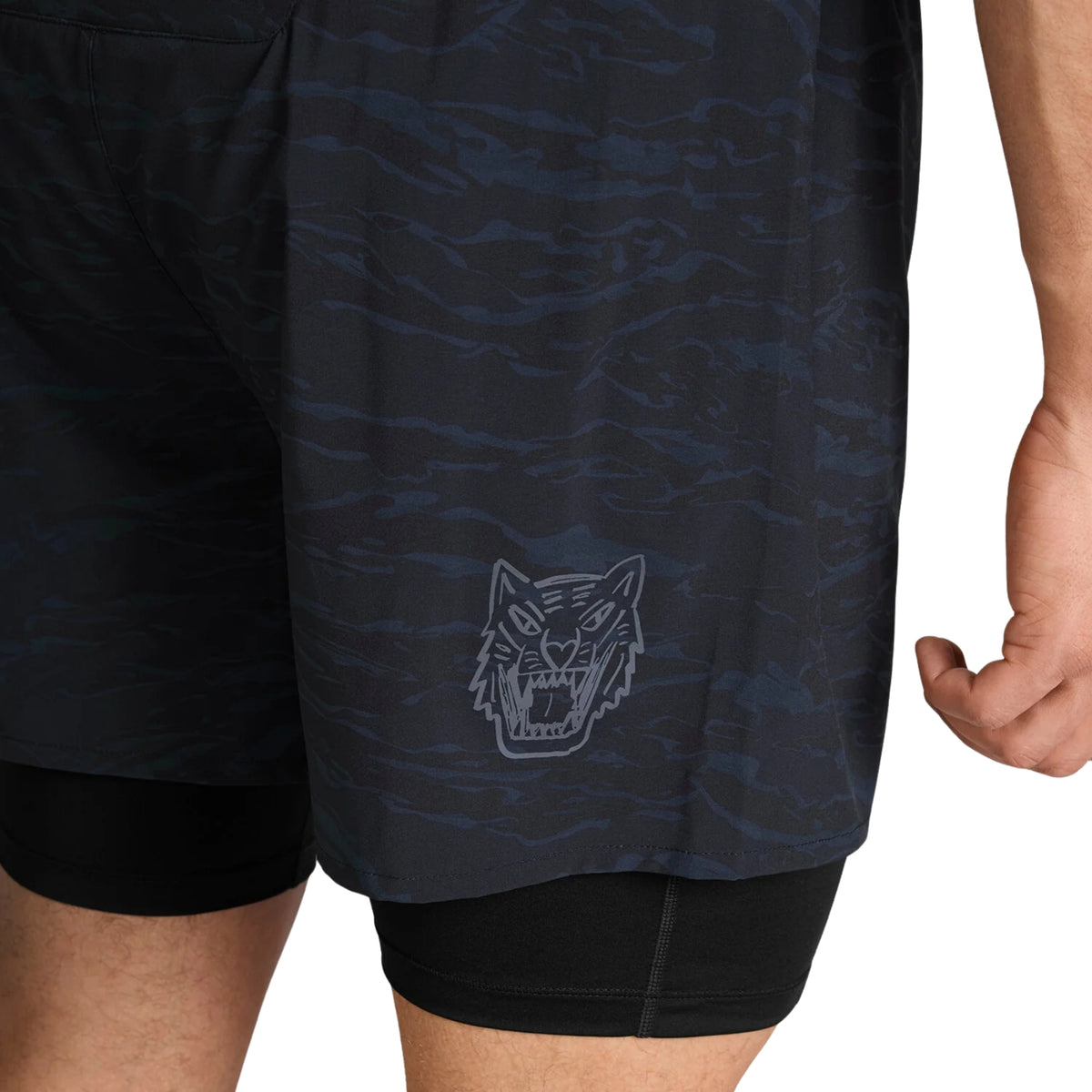Mens Saysky Tiger Pace 2-in-1 Shorts 5 Inch