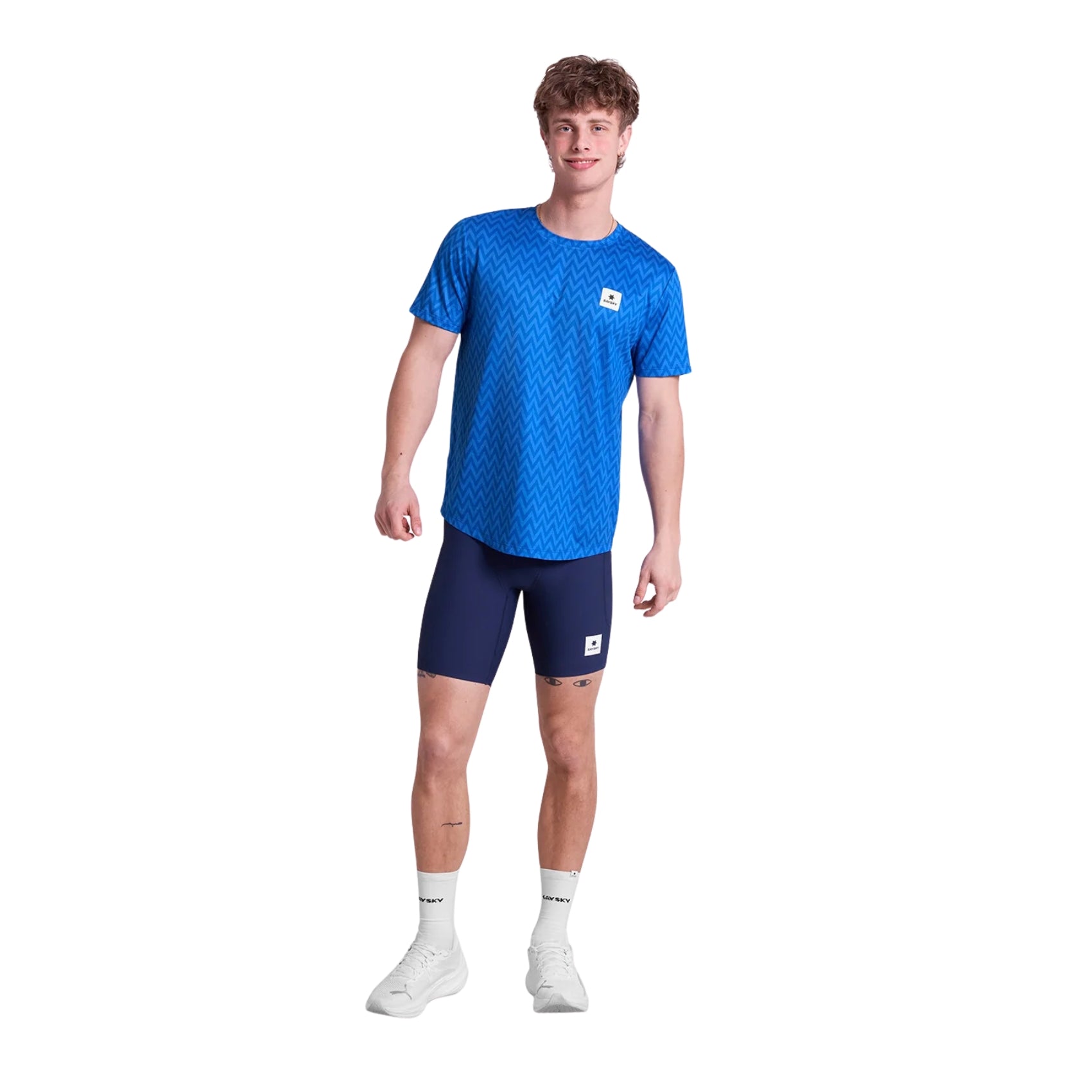 Mens Saysky Zig Zag Combat T-Shirt