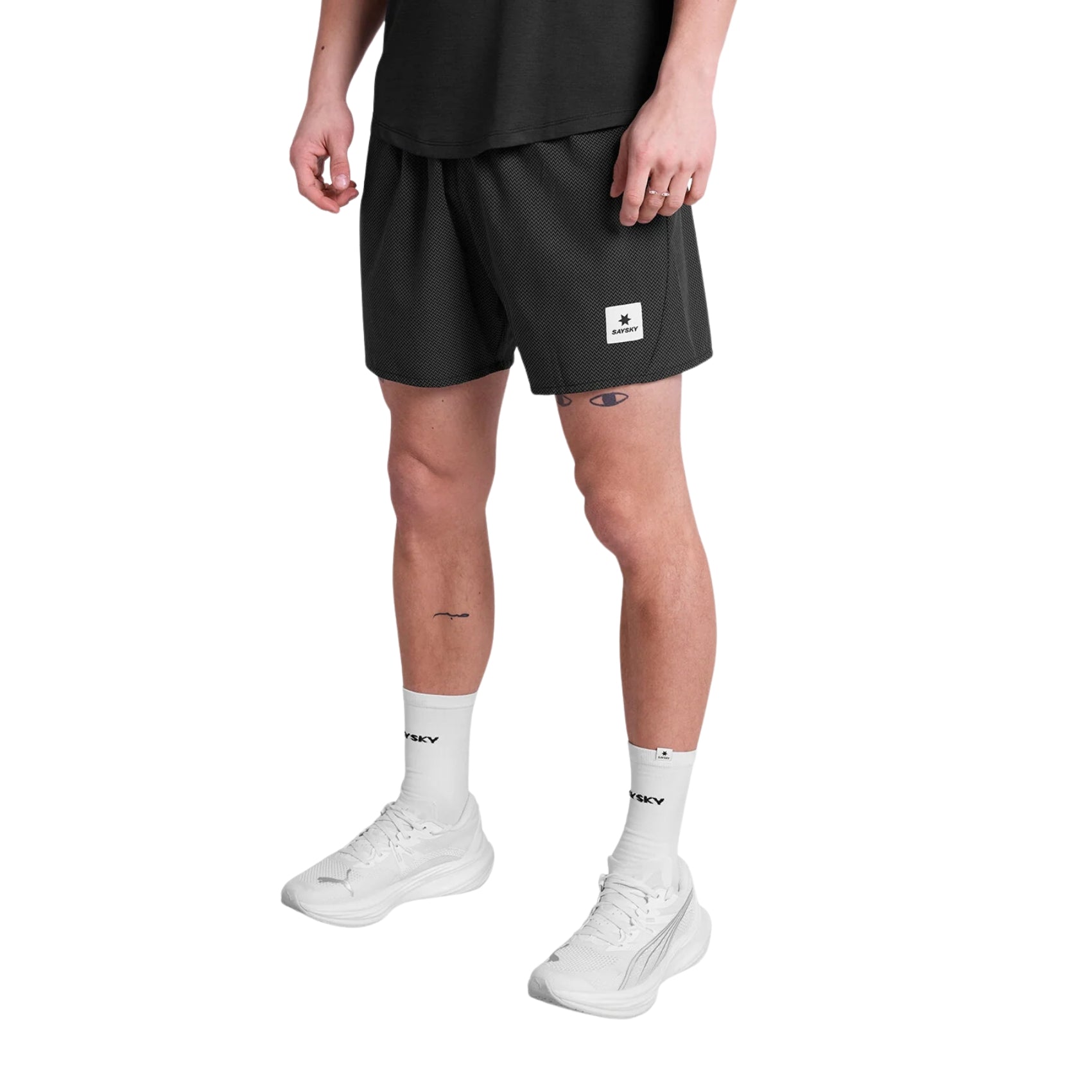 Mens Saysky Zig Zag Pace Shorts 5 Inch