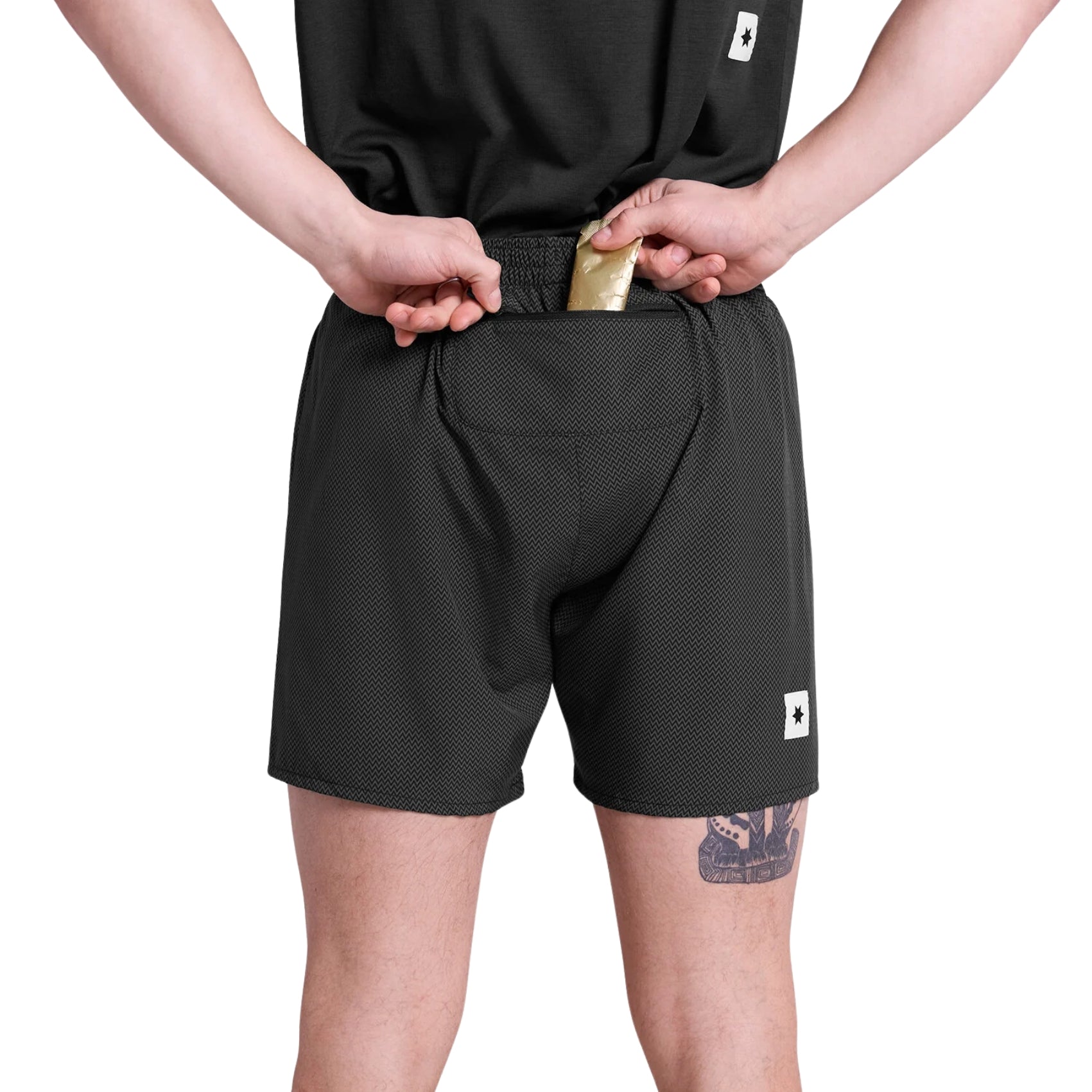 Mens Saysky Zig Zag Pace Shorts 5 Inch