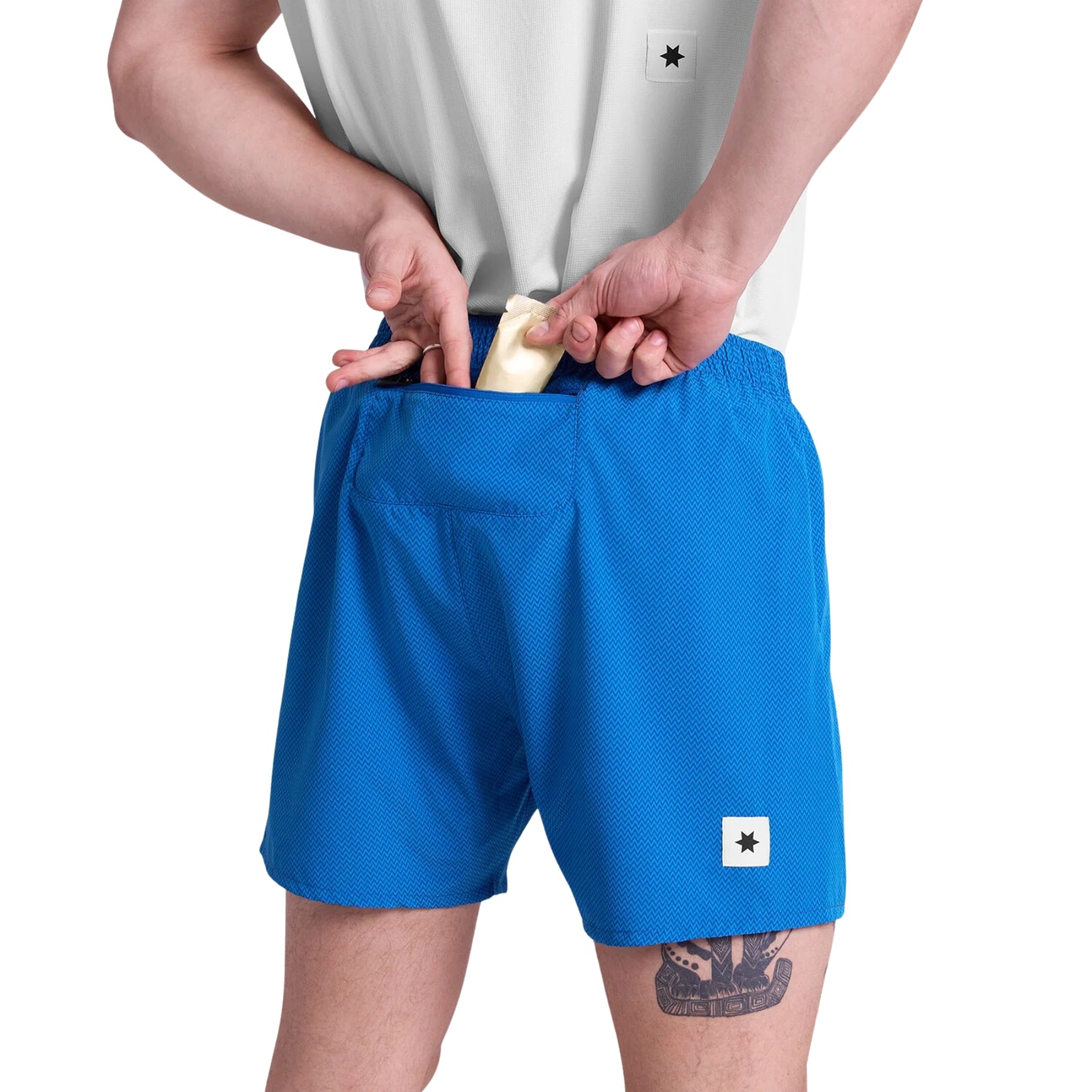 Mens Saysky Zig Zag Pace Shorts 5 Inch