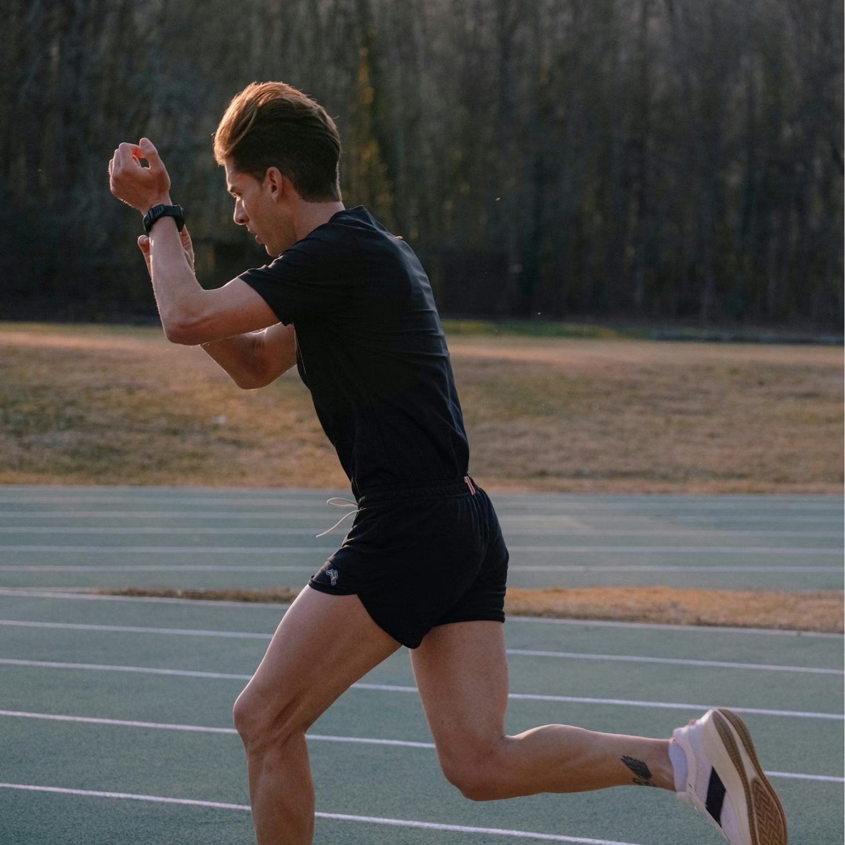 Mens Tracksmith Van Cortlandt Running T-Shirt