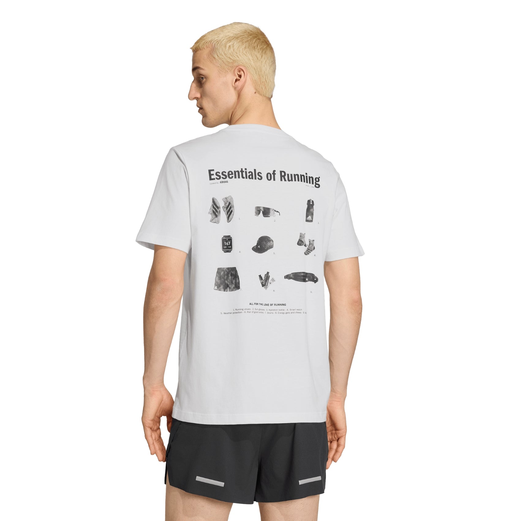 Mens adidas Run Essentials Graphic T-Shirt