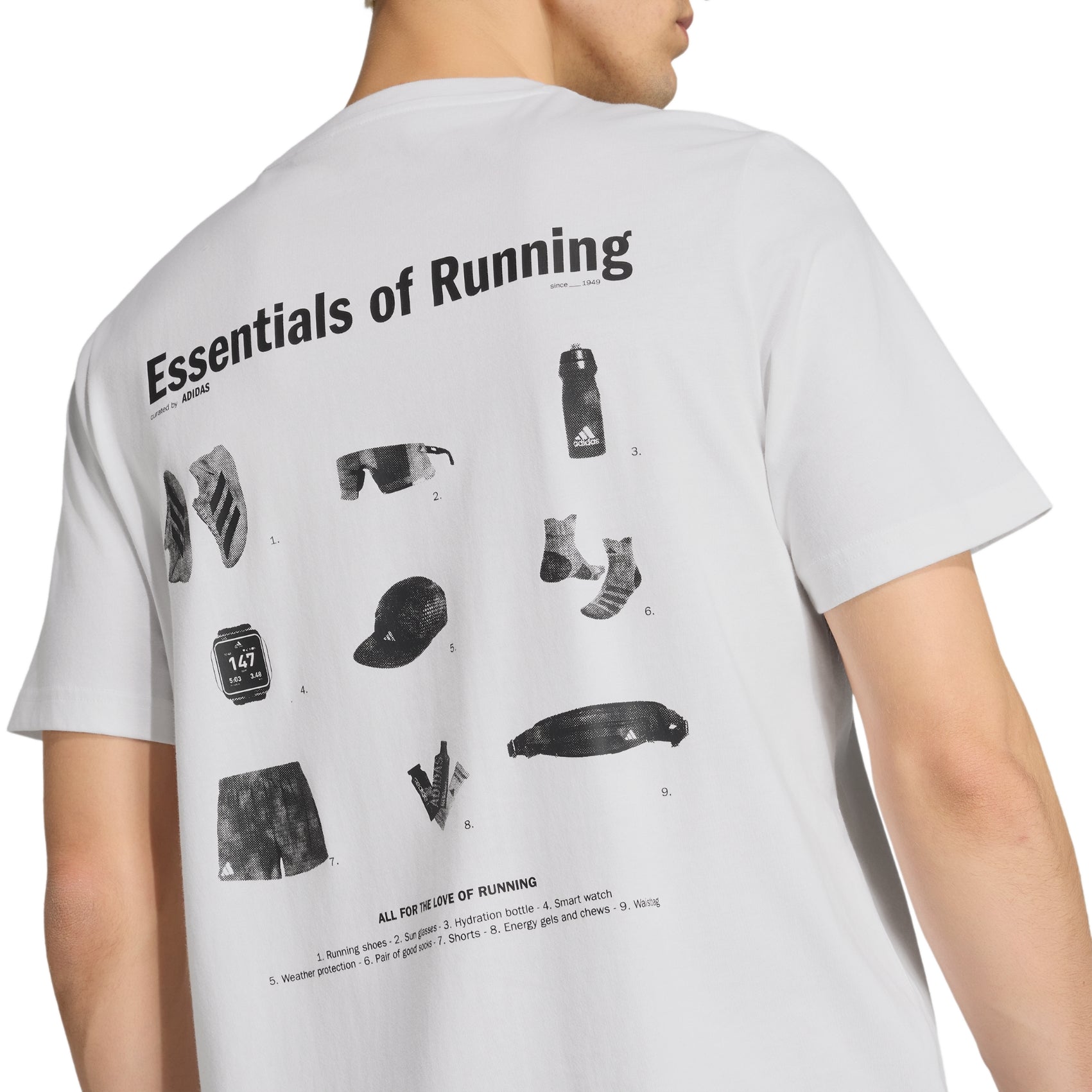 Mens adidas Run Essentials Graphic T-Shirt