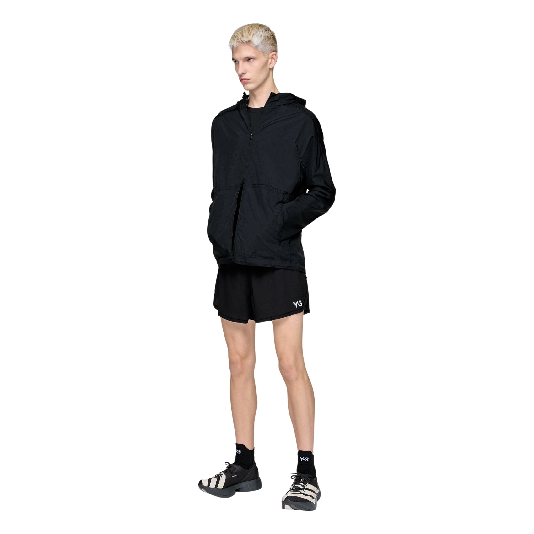 Mens adidas Y-3 Run Jacket | Black