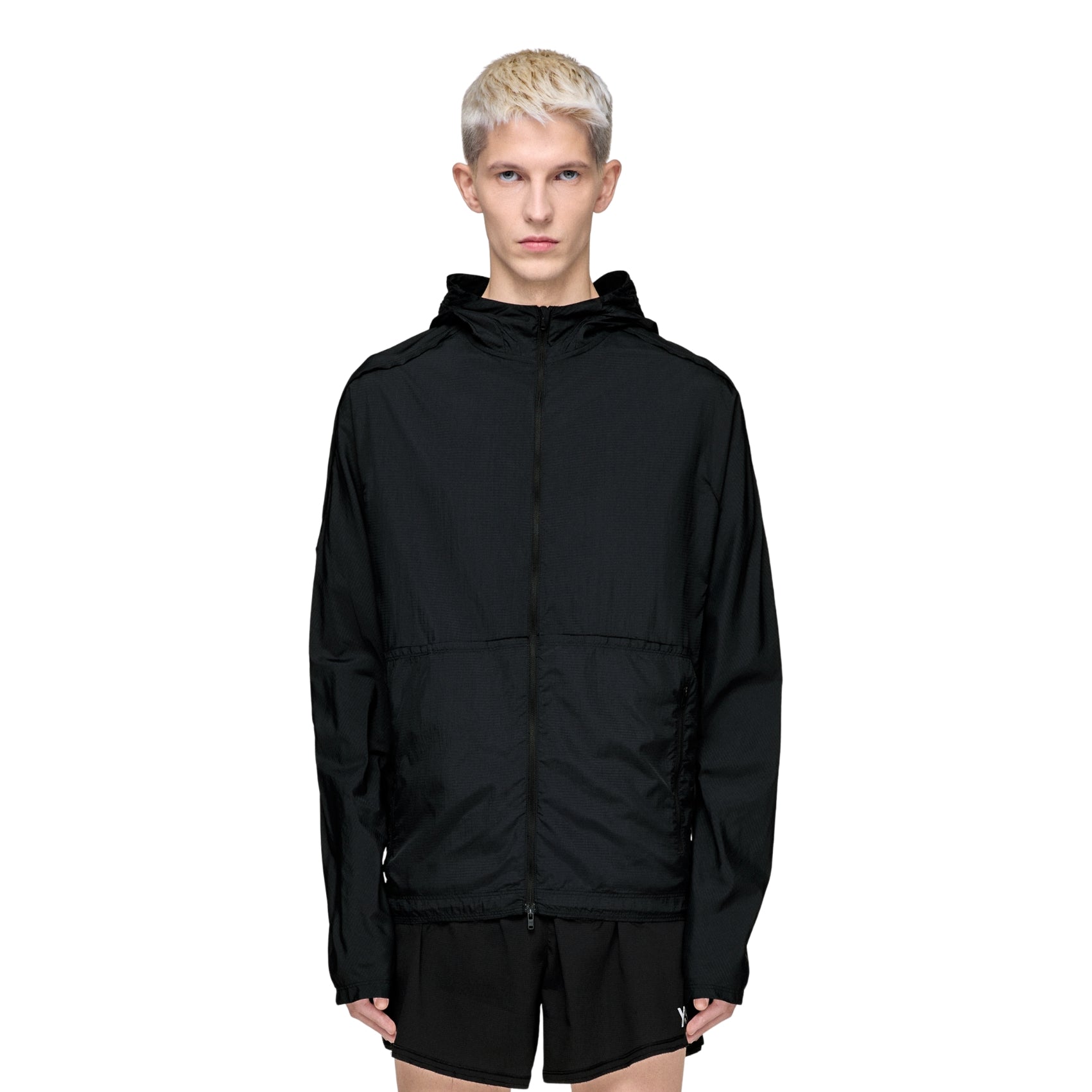 Mens adidas Y-3 Run Jacket | Black