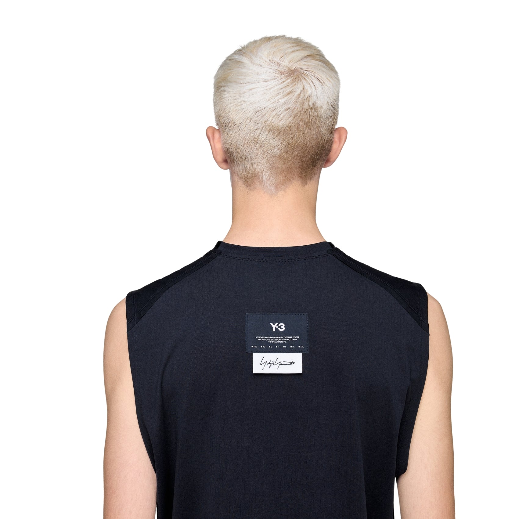 Mens adidas Y-3 Run Tank | Black