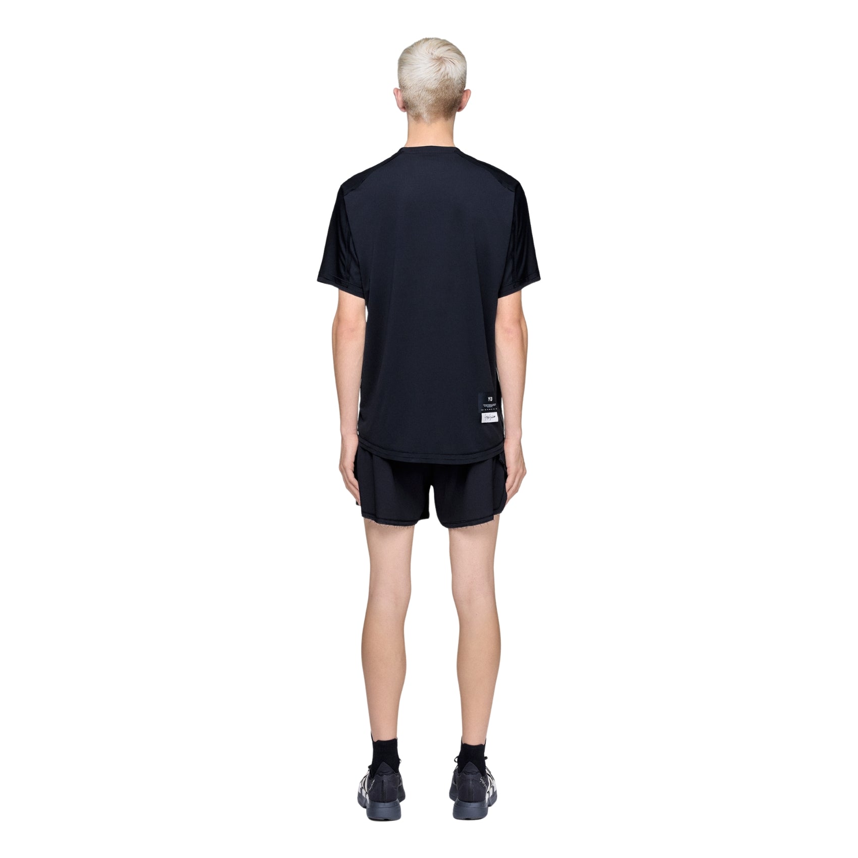 Mens adidas Y-3 Short Sleeve Run Tee