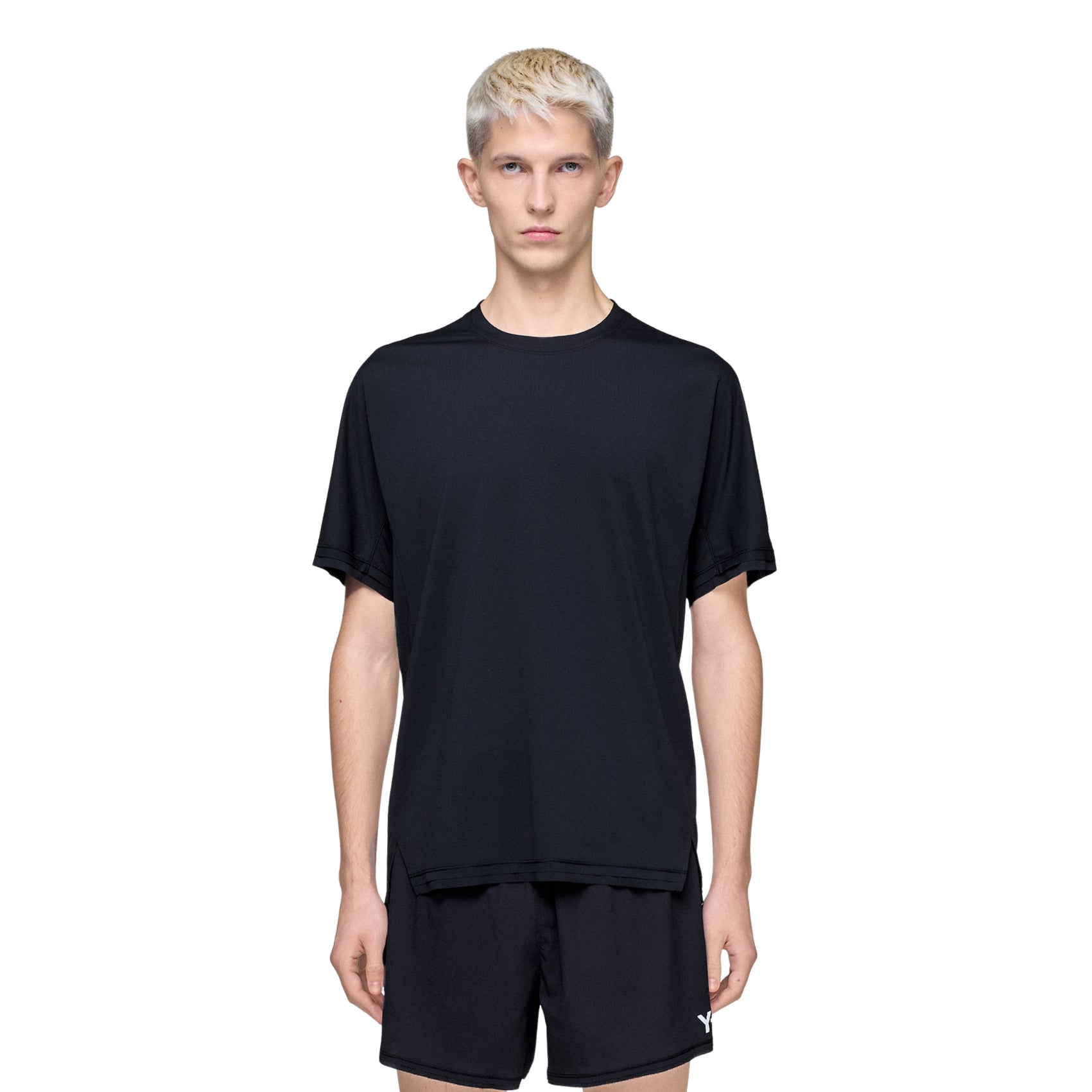 Mens adidas Y-3 Short Sleeve Run Tee