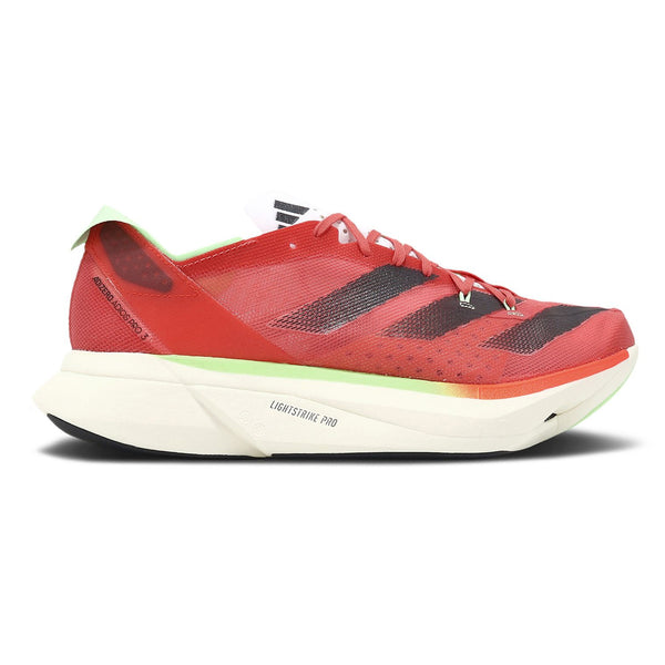 Mens adidas Adizero Adios Pro 3 | Preloved Scarlet / Aurora