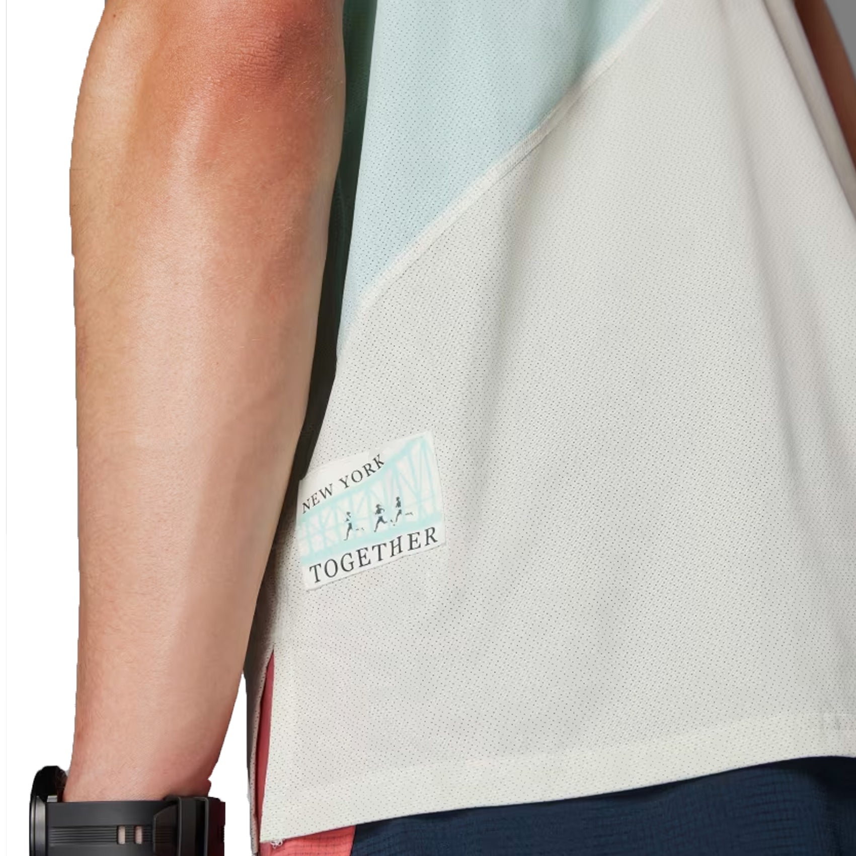 Mens Adidas New York City Running Singlet