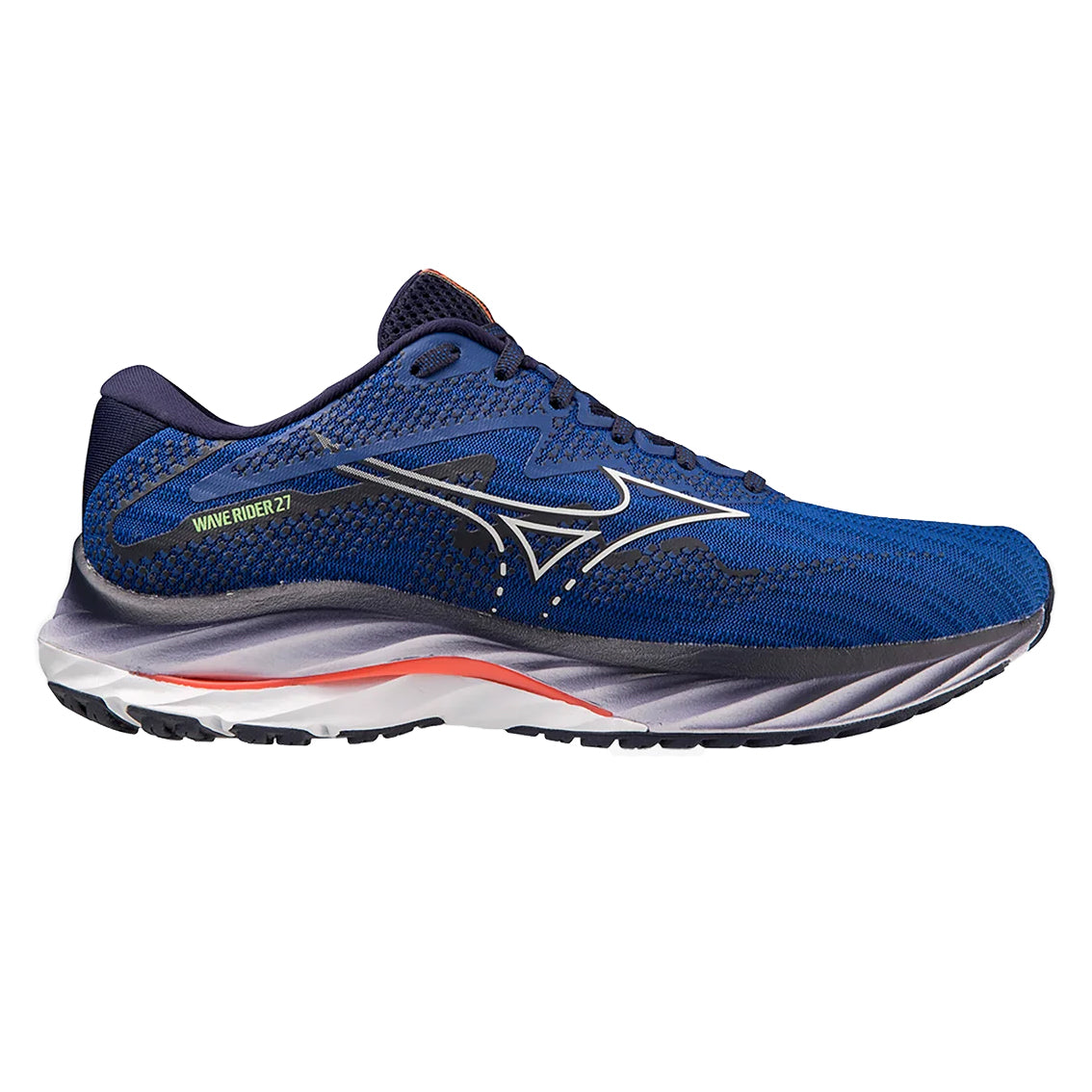 Mens Mizuno Wave Rider 27 | Supportive Running Shoe for Everyday