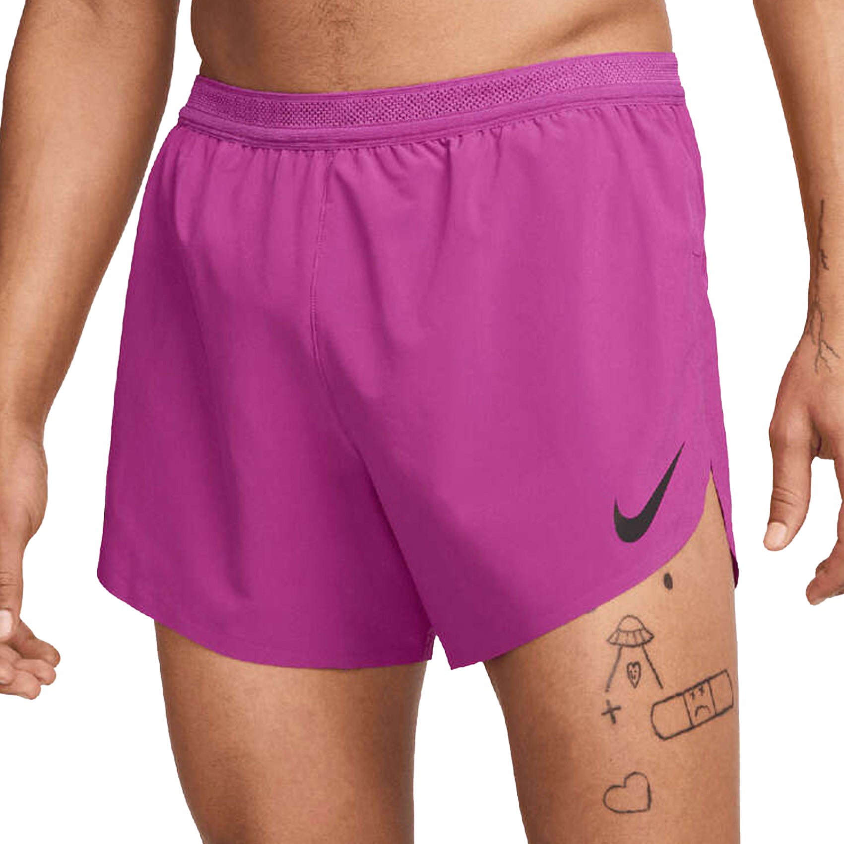 Mens Nike AeroSwift Dri-FIT ADV 4 Inch Brief-Lined Running