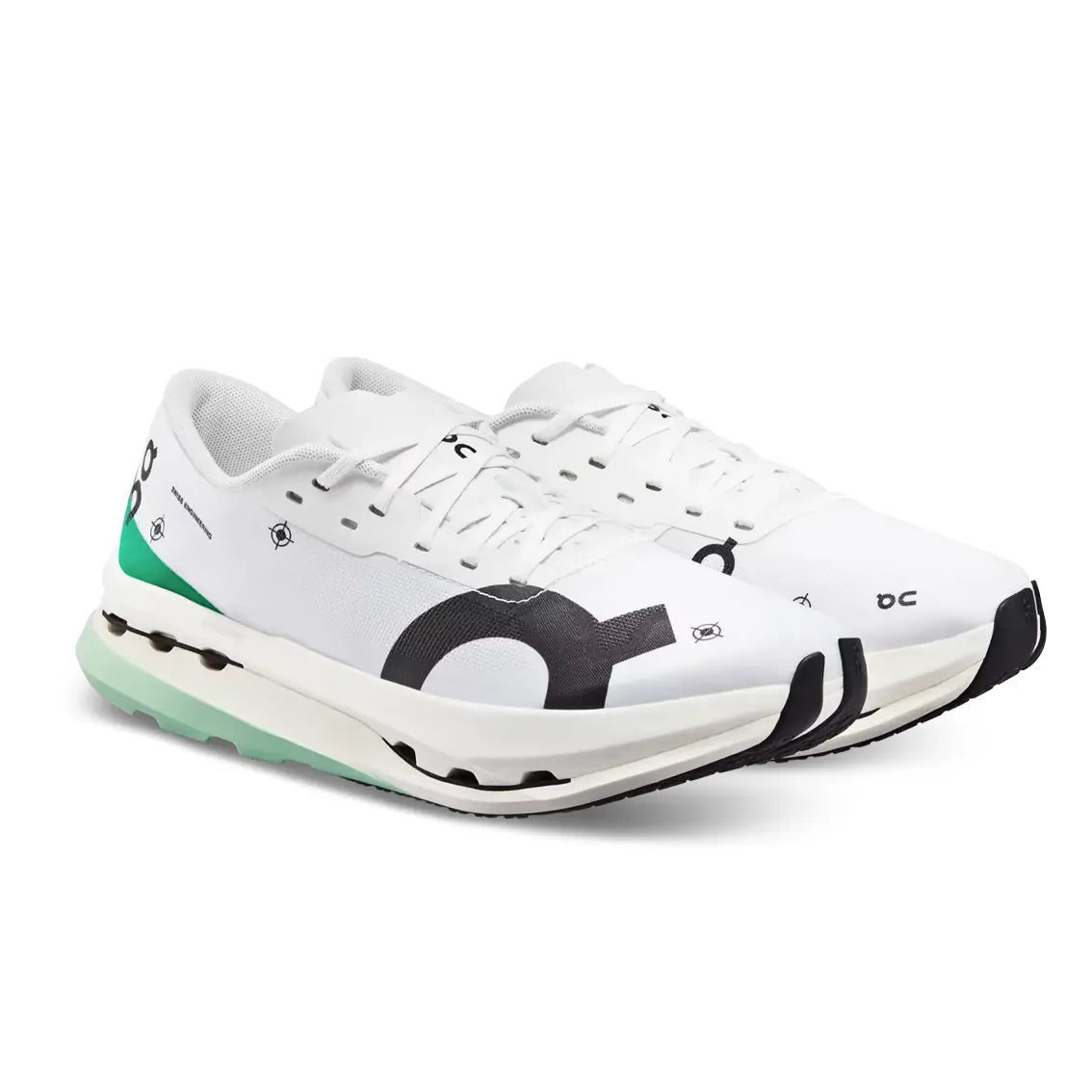 Mens On Running Cloudboom Echo 3 - Undyed White / Mint