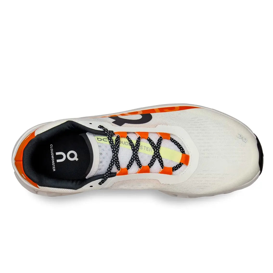 Mens On Running Cloudmonster - Undyed White / Flame