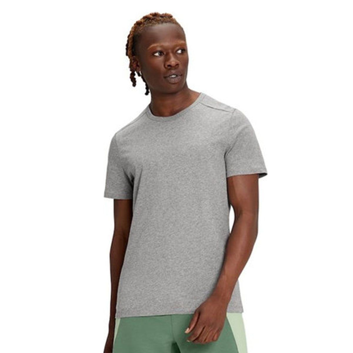 Mens On Running On-T | Casual Cotton-Tee | Grey