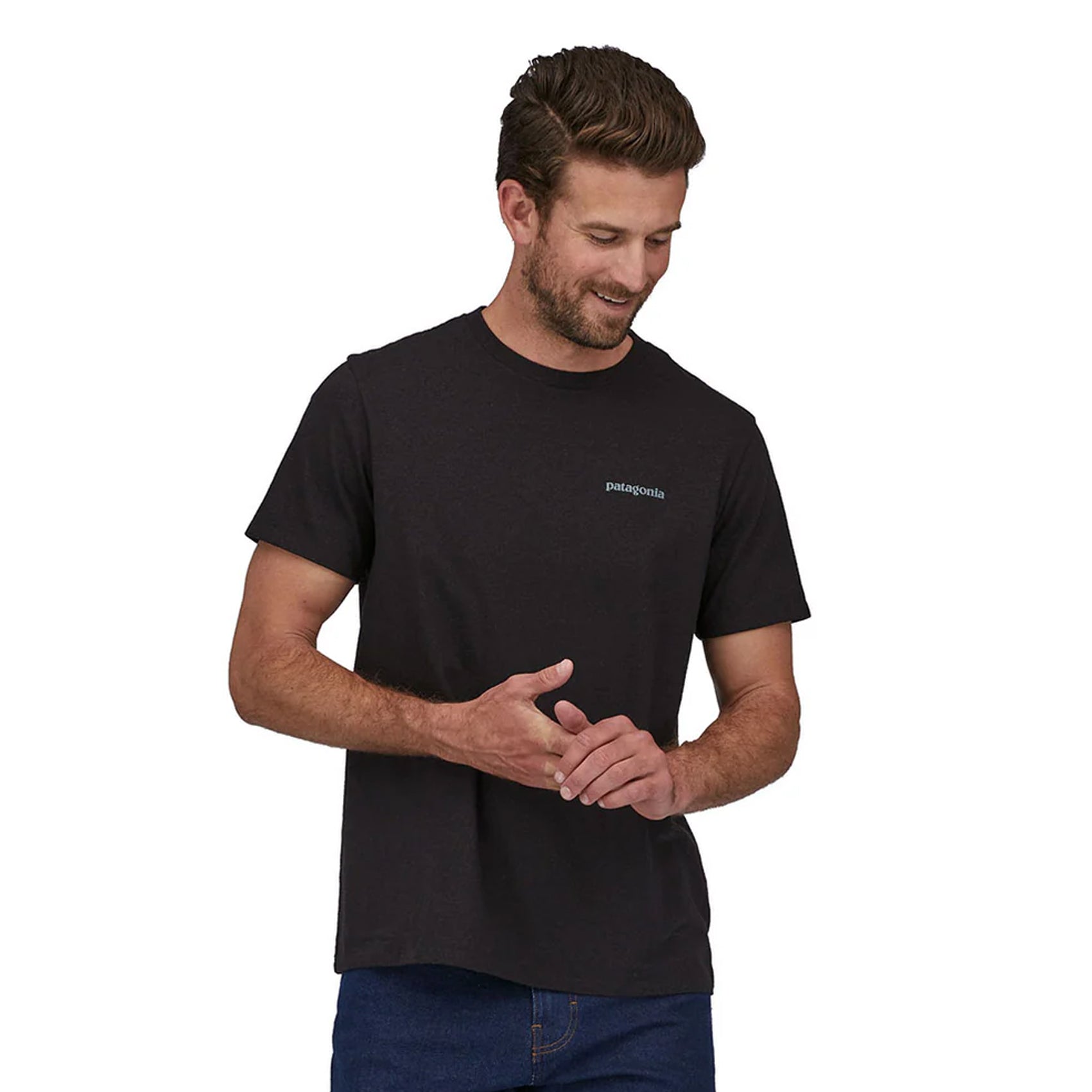Mens Patagonia Fitz Roy Icon Responsibili-Tee