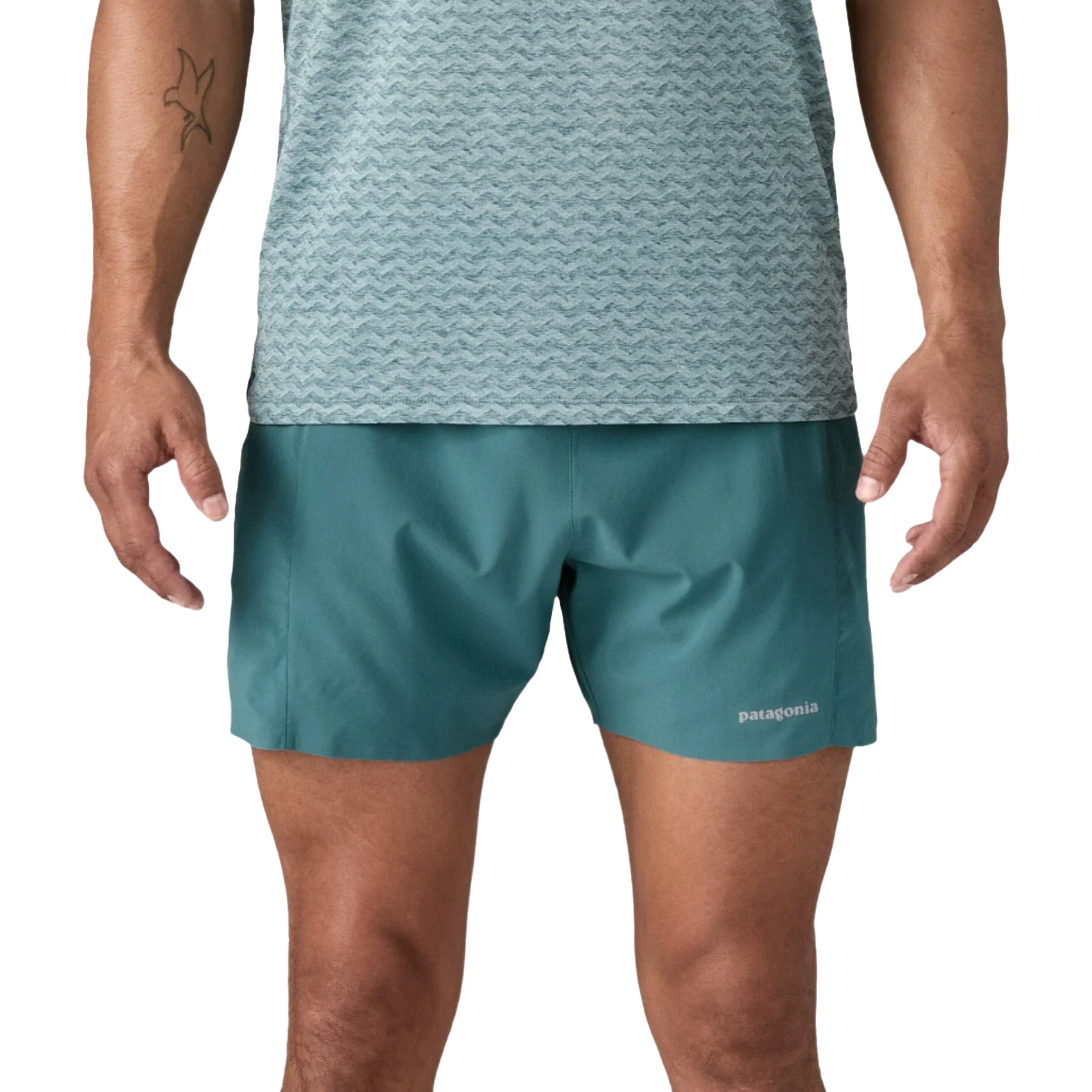 Mens Patagonia Strider 5 Inch Pro Running Shorts with Pockets