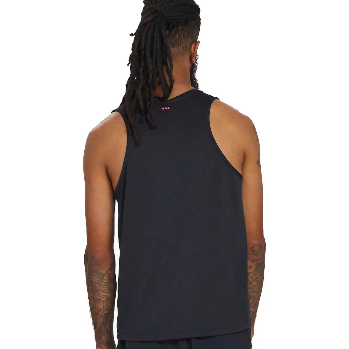 Mens Saucony x Run Club - Stopwatch Singlet - Black