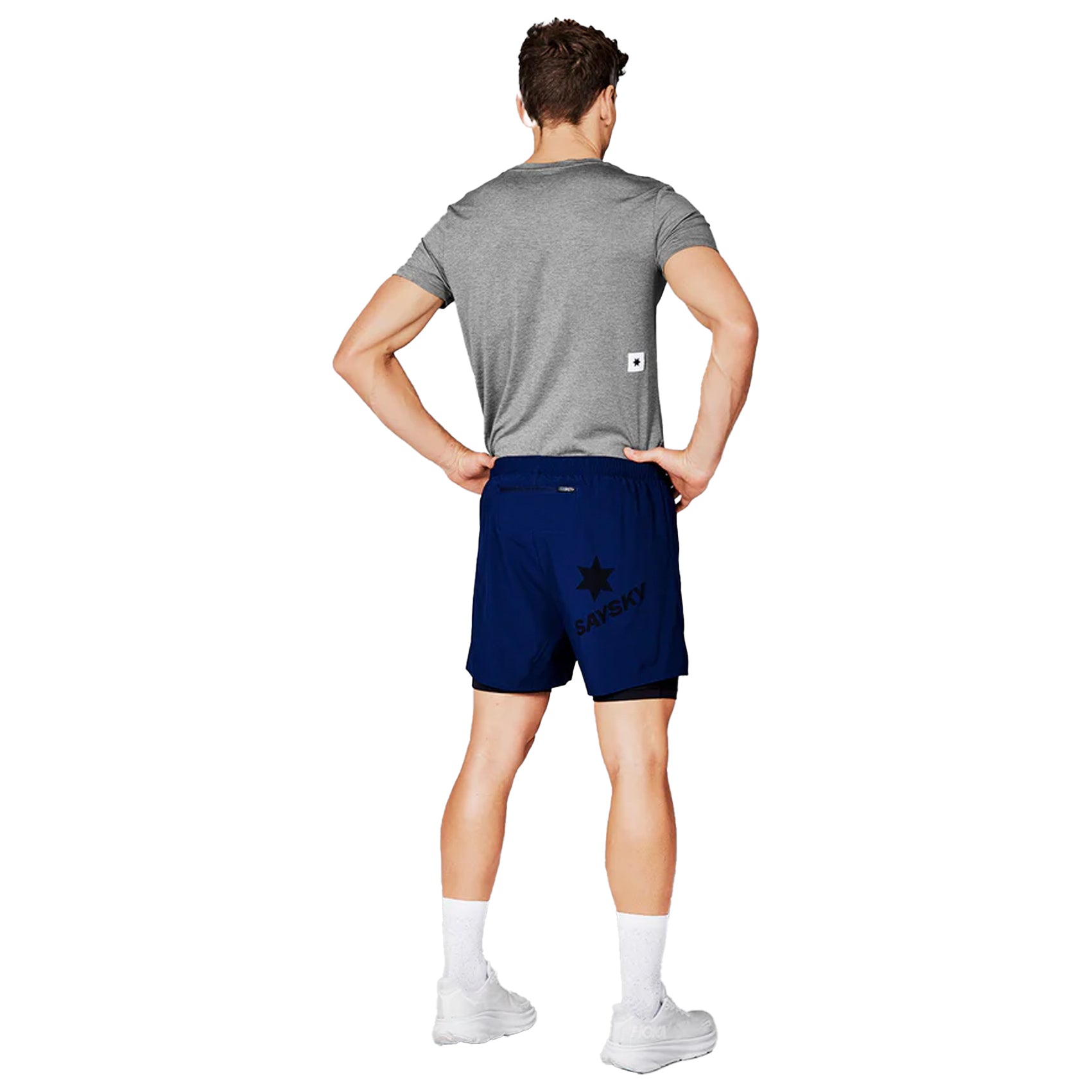 Mens Saysky Pace 2 in 1 Shorts 5"