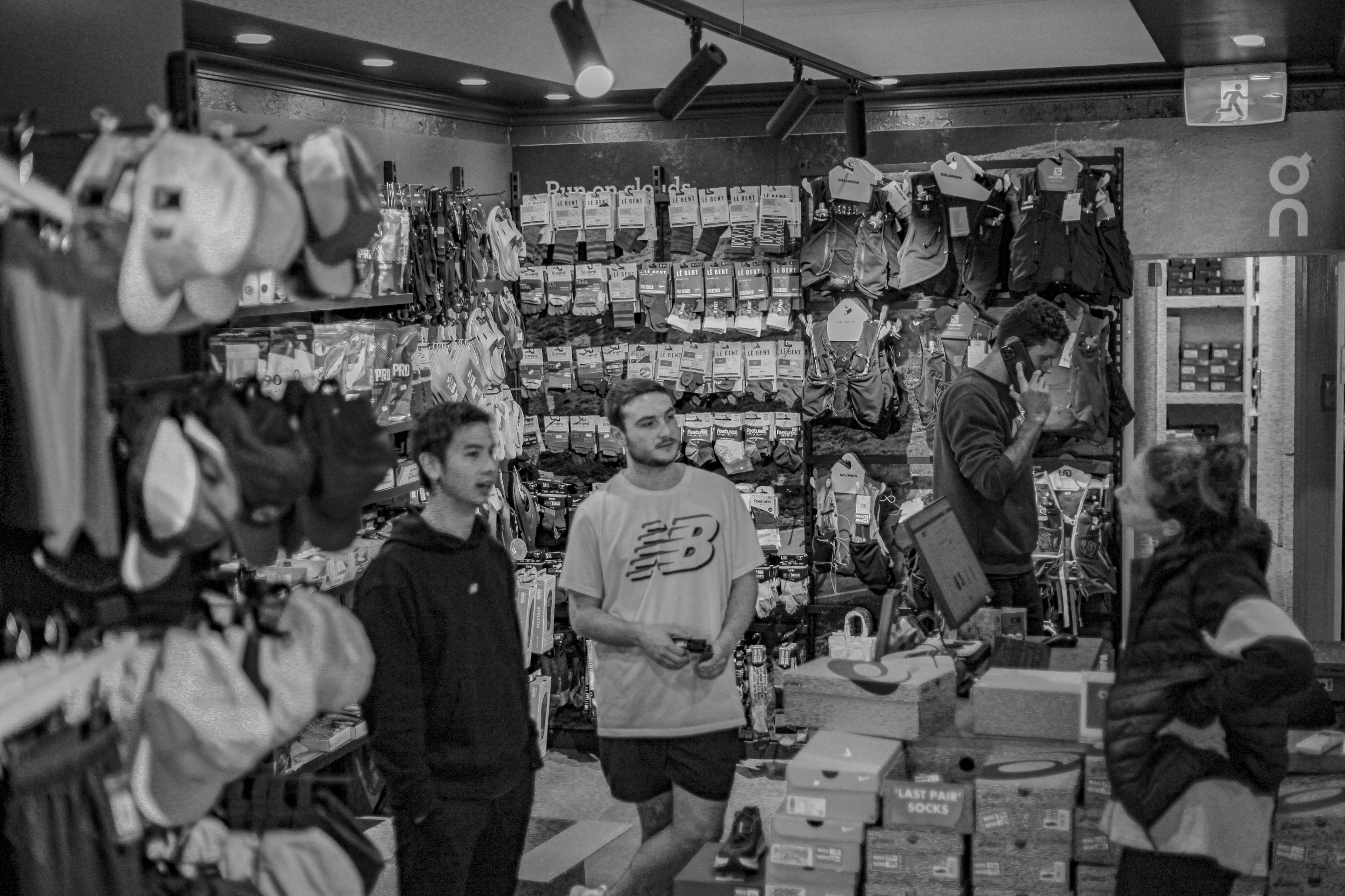 Black and White Mosman Store interior