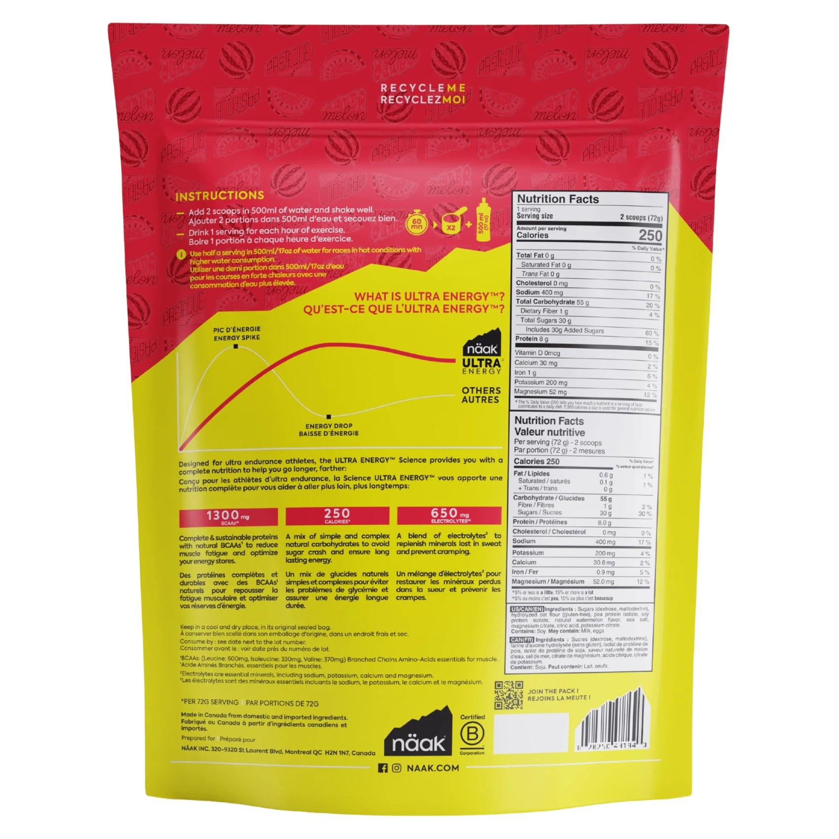 Naak Ultra Energy Drink Mix
