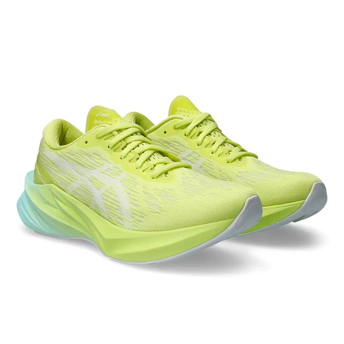 Womens ASICS Novablast 3 - Glow Yellow / White