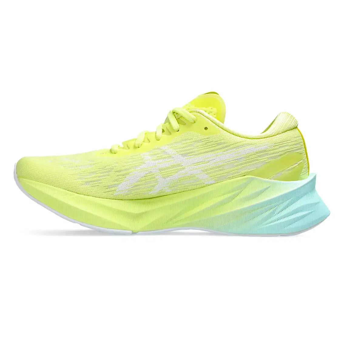 Womens ASICS Novablast 3 - Glow Yellow / White