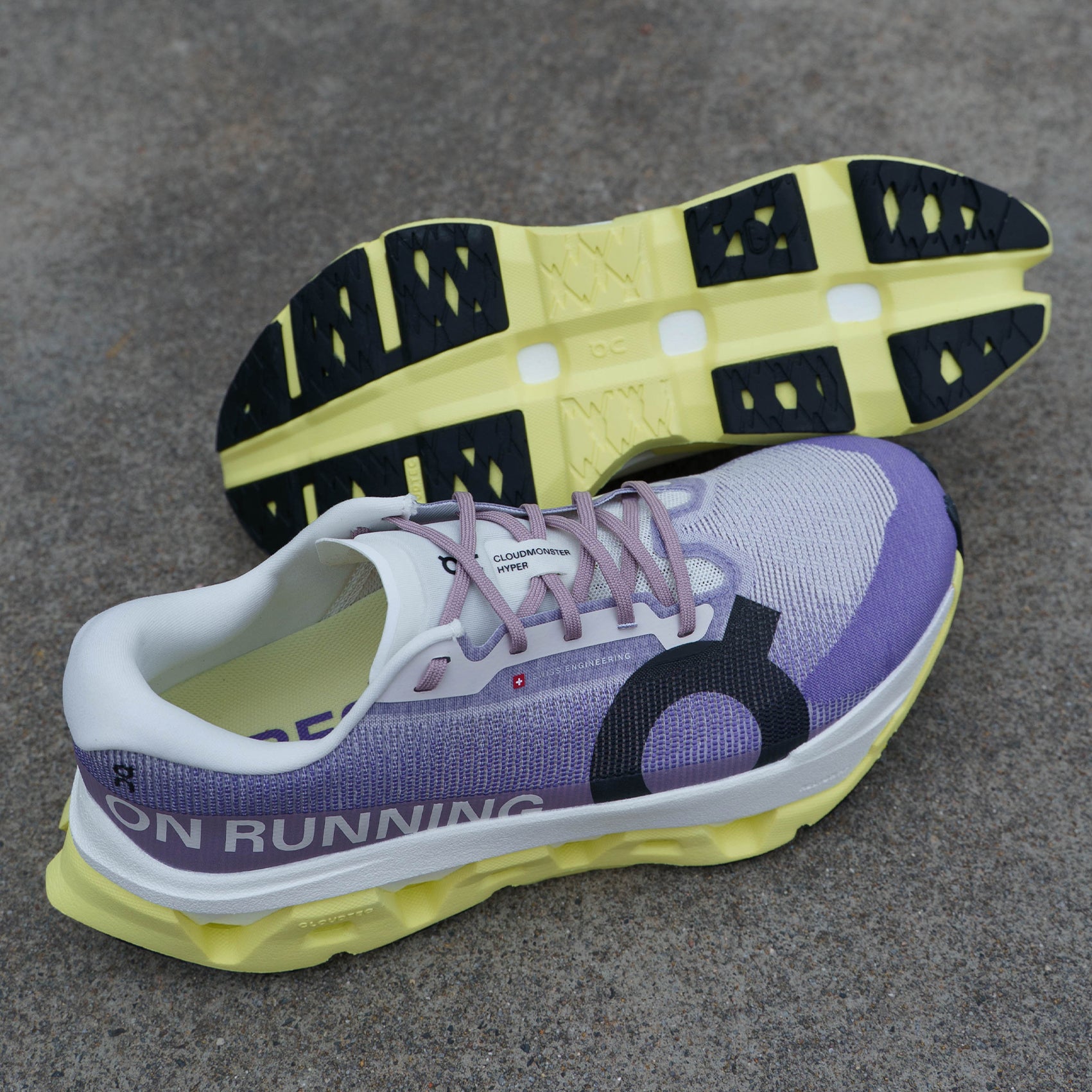 Mens On Running Cloudmonster 3 Hyper | Lily / Limelight