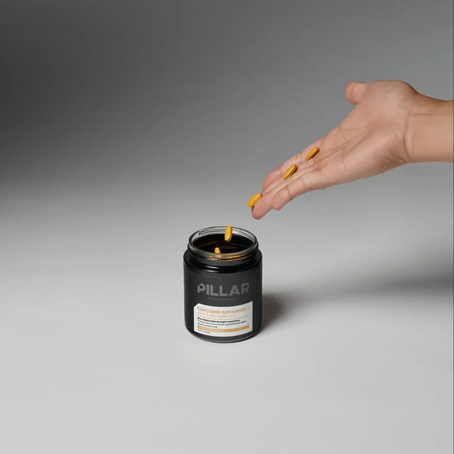 PILLAR Performance Curcumin Advanced+ Jar