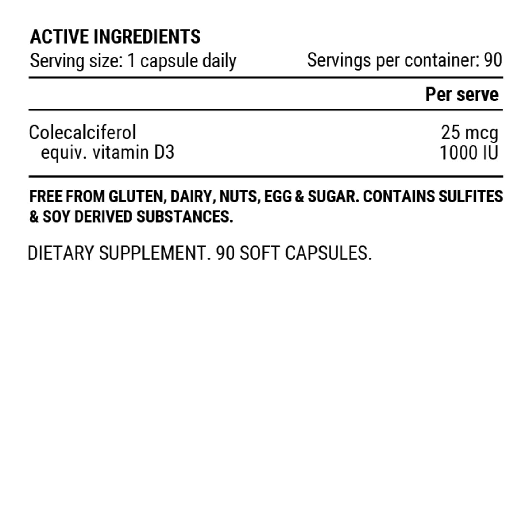 PILLAR Performance Vitamin D3 Jar