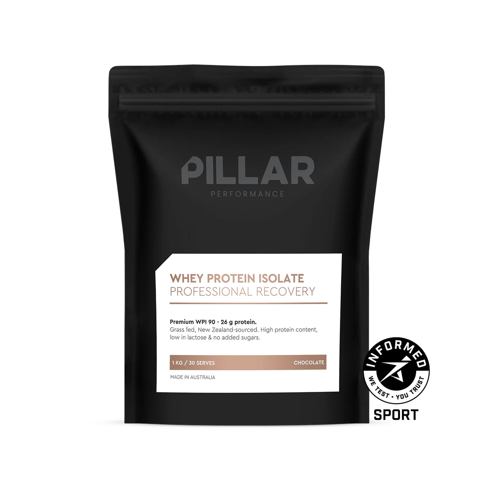 PILLAR Performance Whey Protein Isolate - Professional Recovery