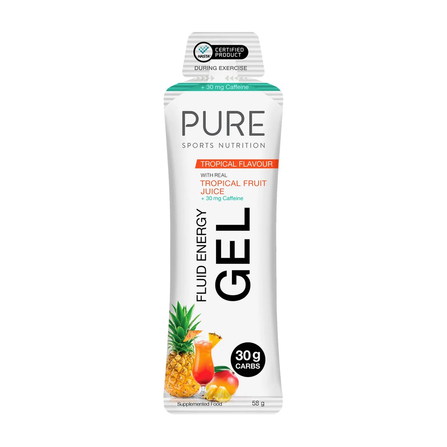 PURE Sports Nutrition Fluid Energy Gel 50g