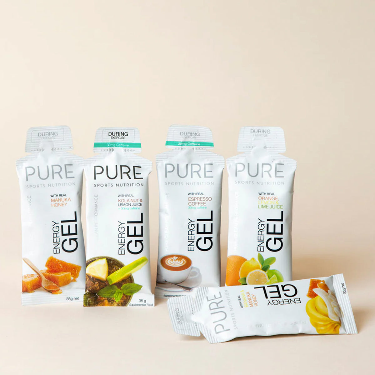 PURE Energy Gel 35g | Natural Ingredients Gel for Endurance Sport