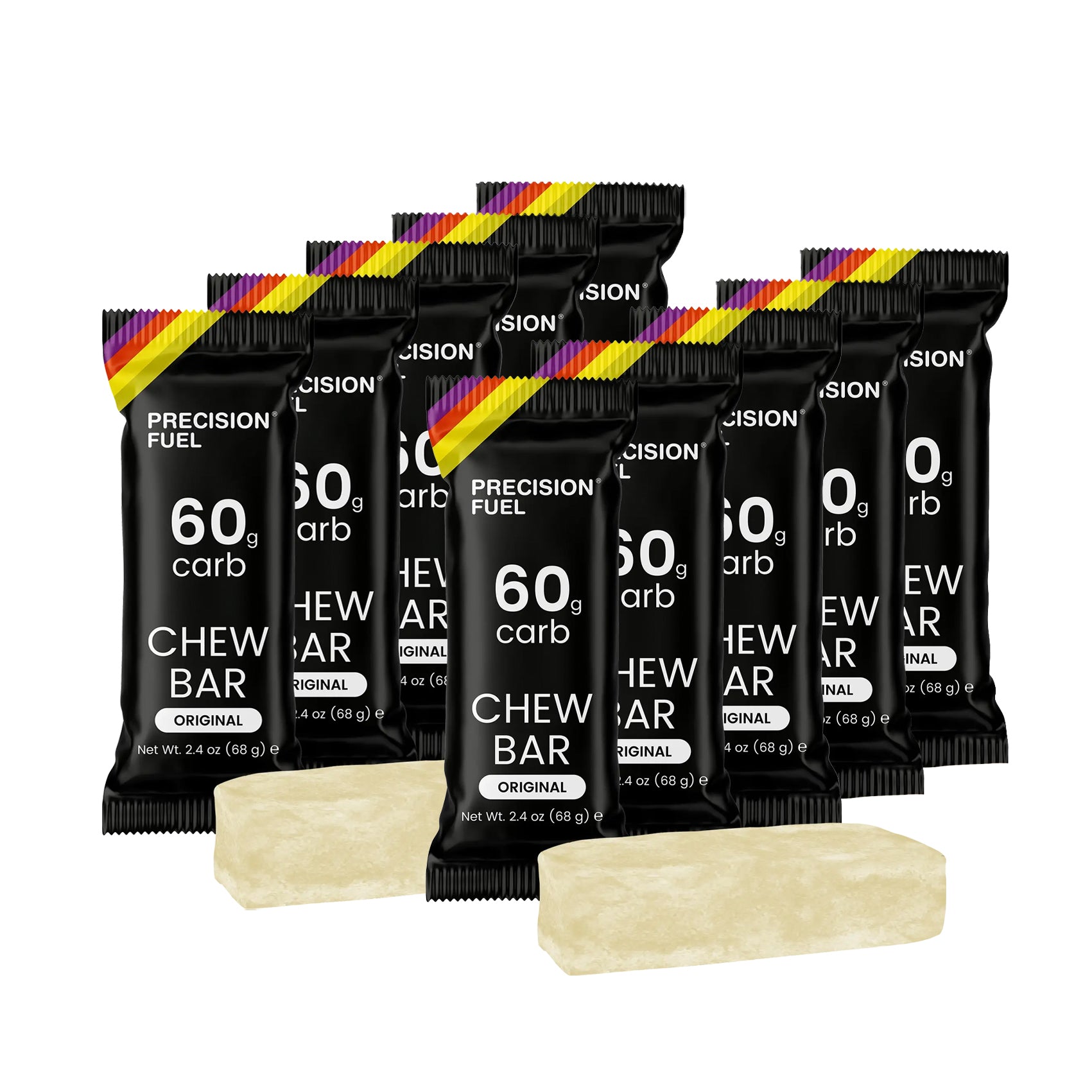 Precision Fuel & Hydration PF 60 Energy Chew Bar Original - 10 Pack