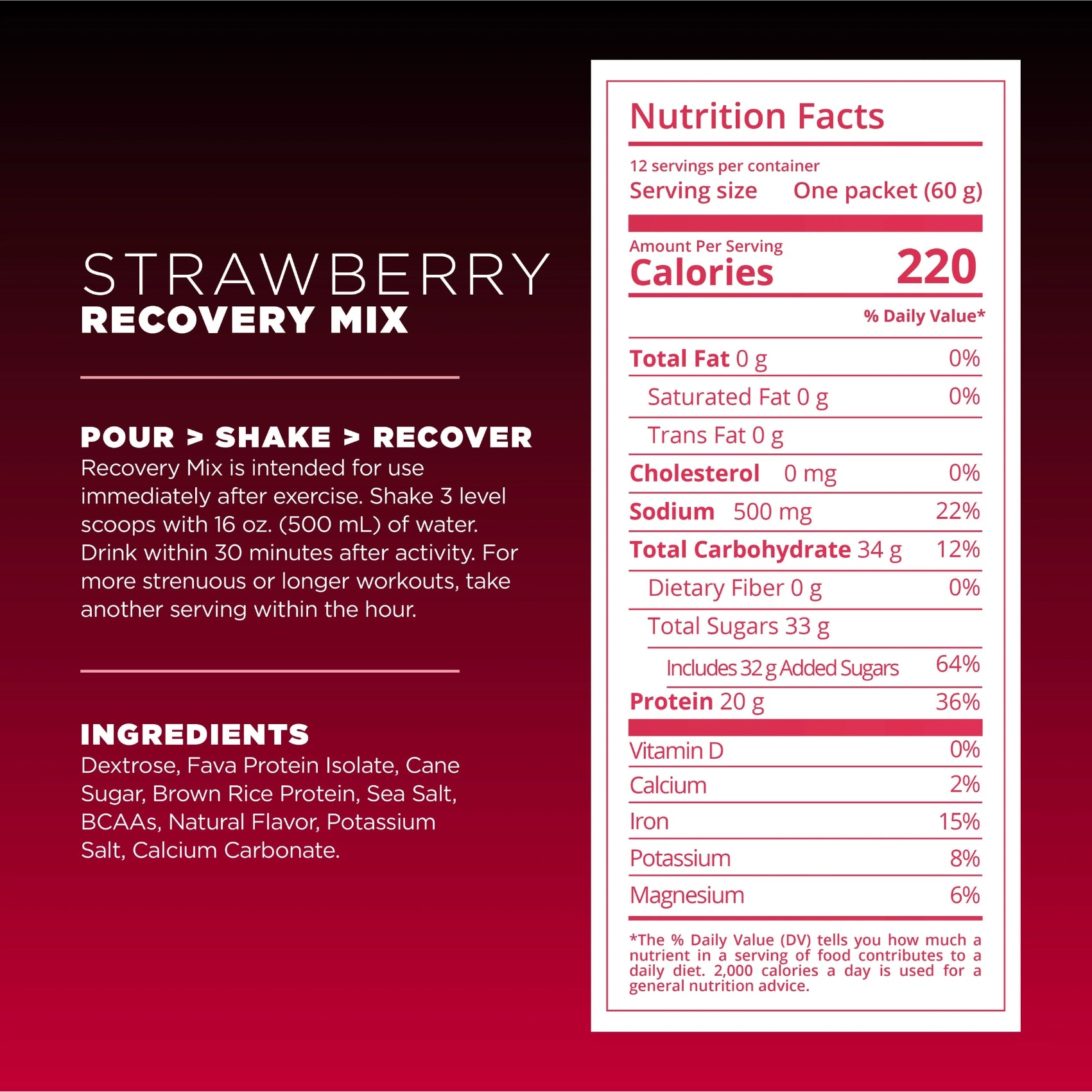 Tailwind Energy Fava Recovery Mix