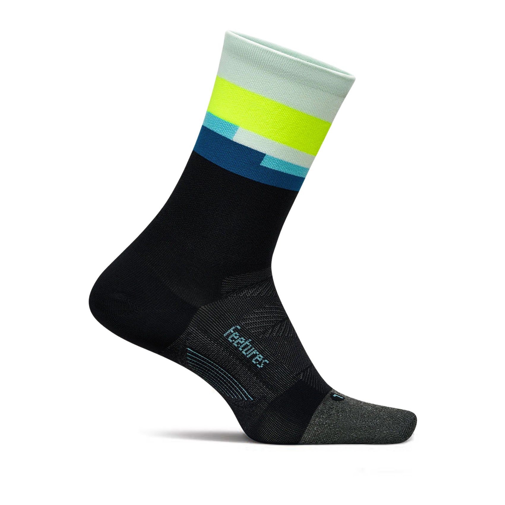 Unisex Feetures Elite Ultra Light Cushion Mini Crew Socks