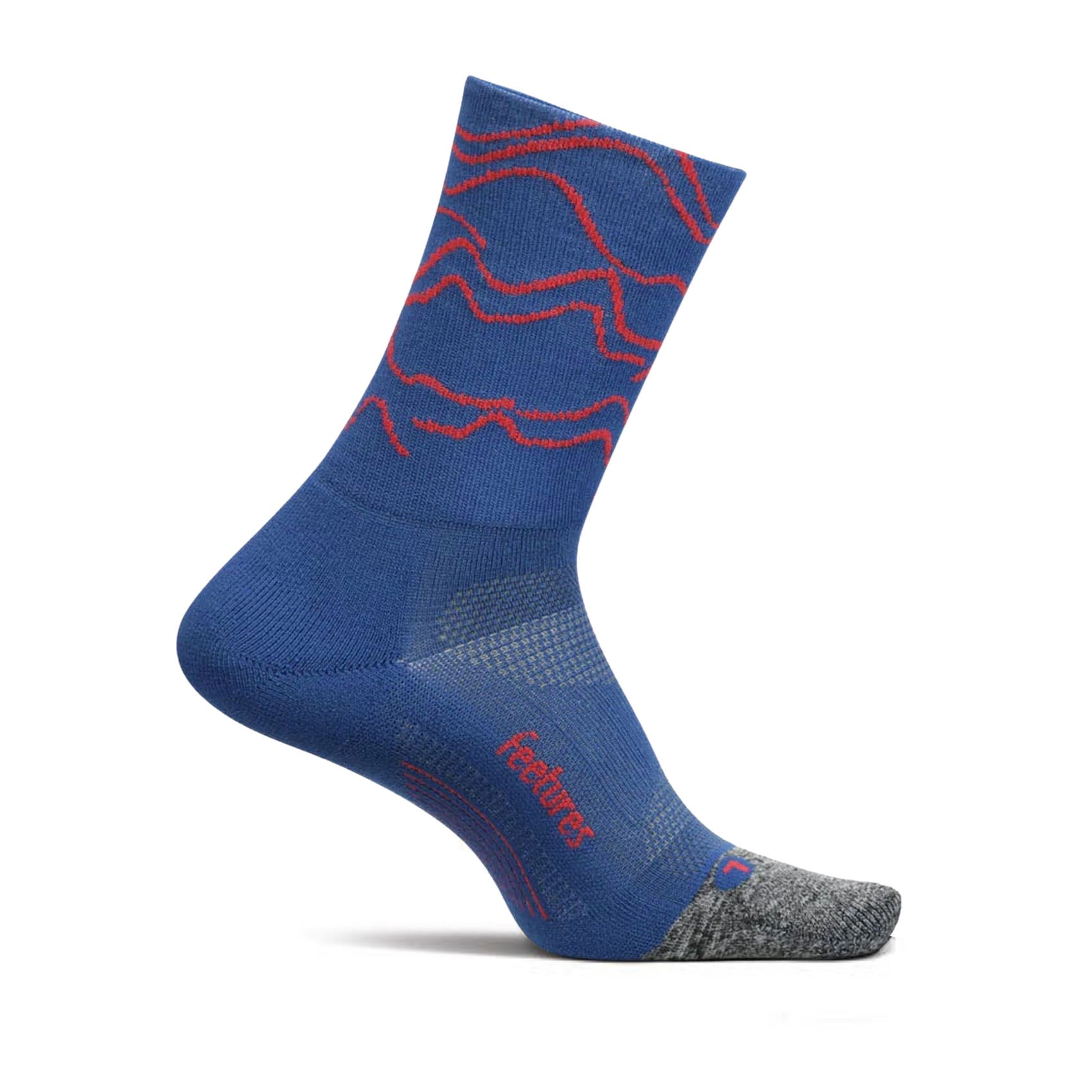 Unisex Feetures Elite Ultra Light Cushion Mini Crew Socks
