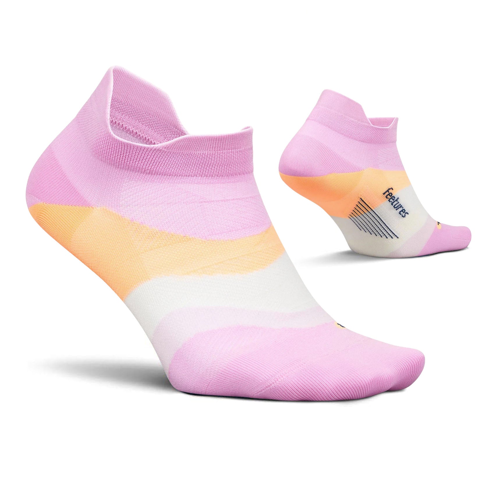Unisex Feetures Elite Ultra Light Cushion No-Show Tab Socks