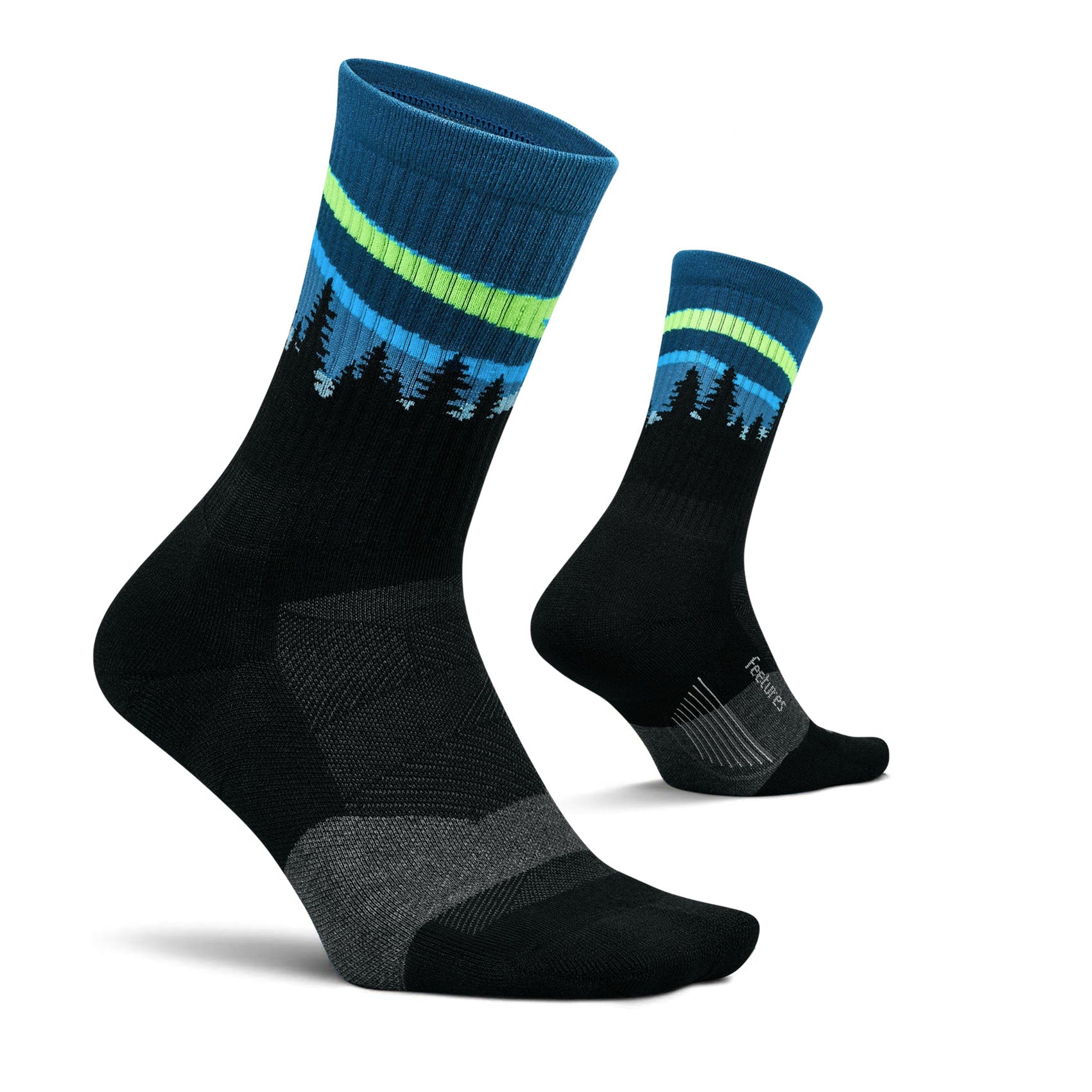 Unisex Feetures Socks Trail Max Cushion Mini Crew