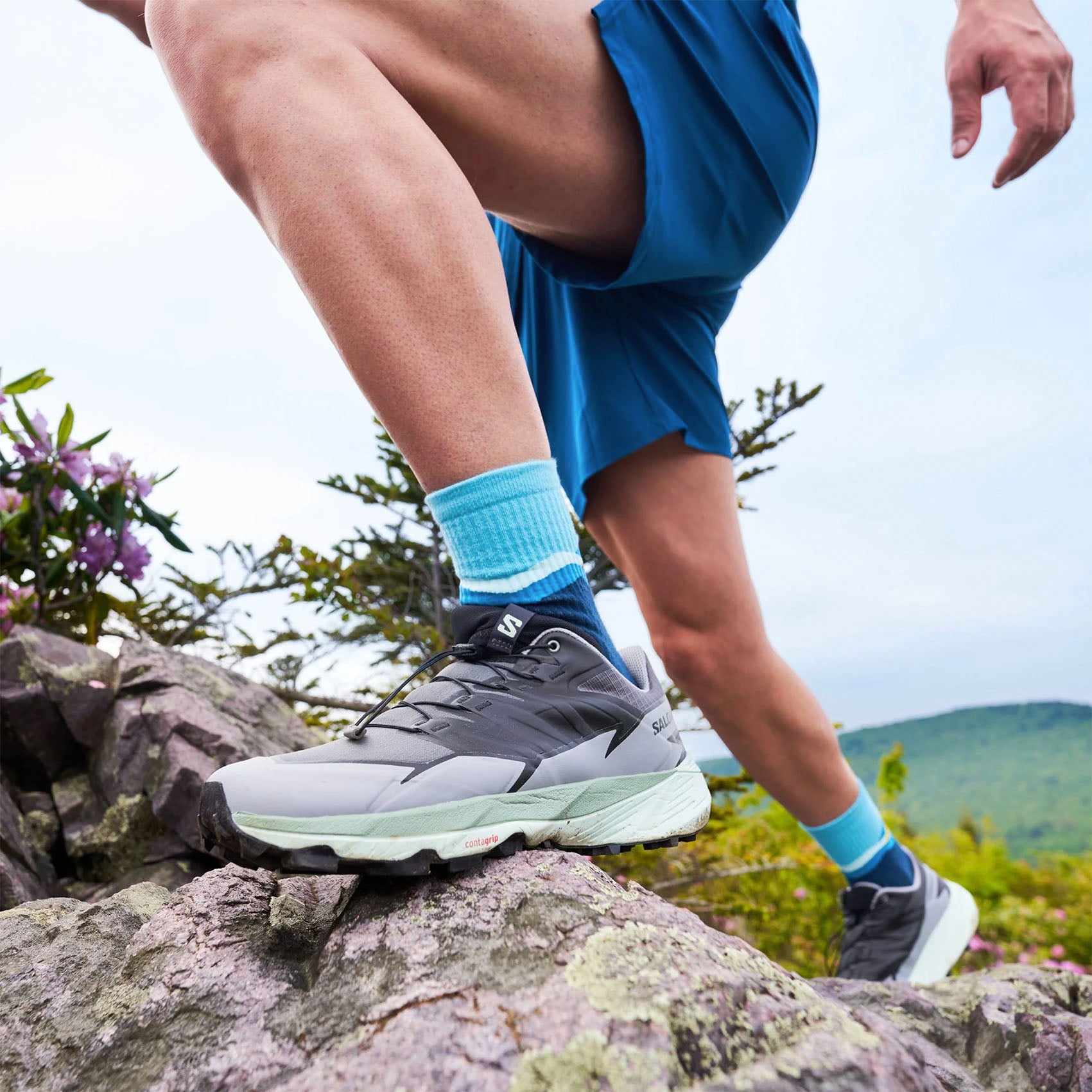 Unisex Feetures Socks Trail Max Cushion Mini Crew