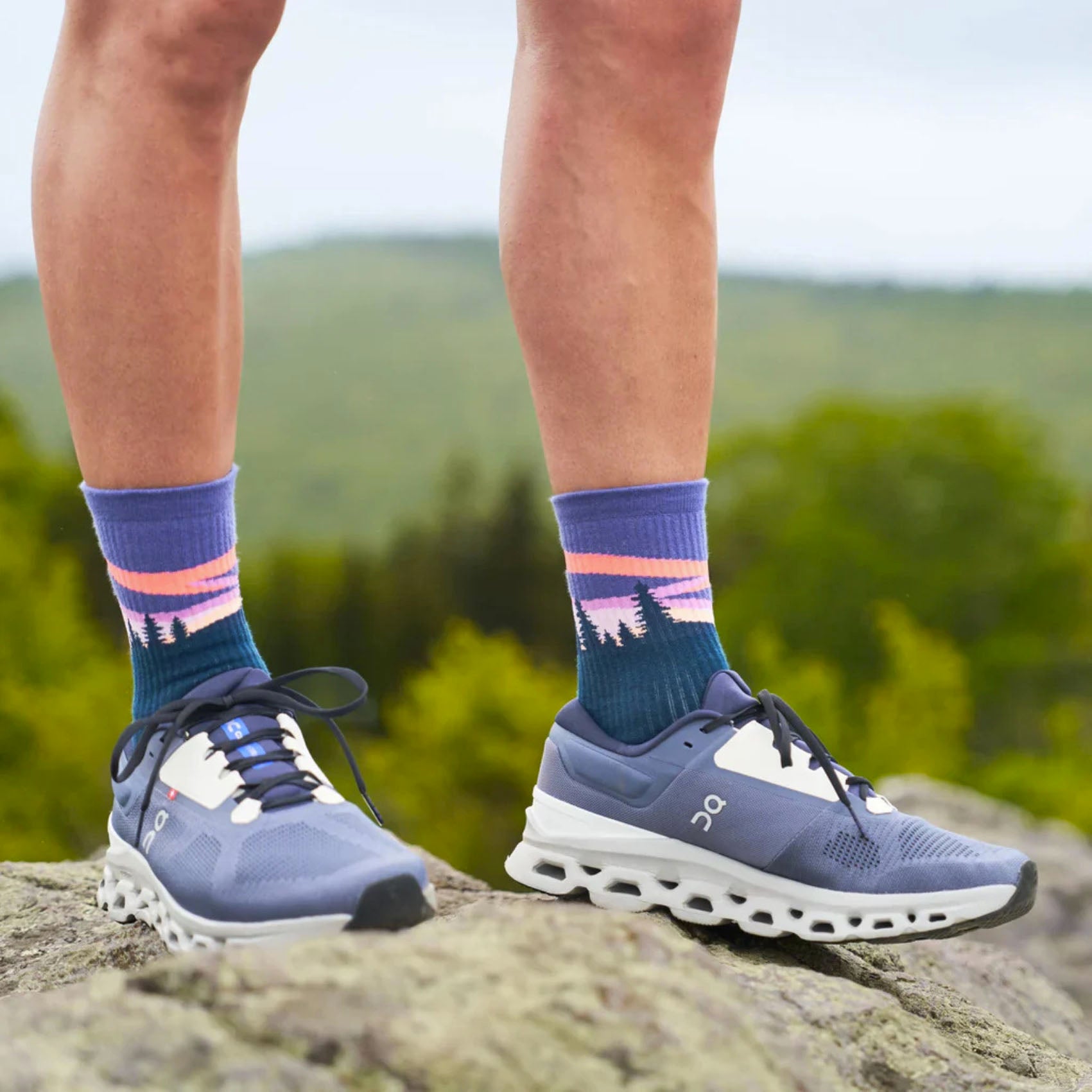 Unisex Feetures Socks Trail Max Cushion Mini Crew
