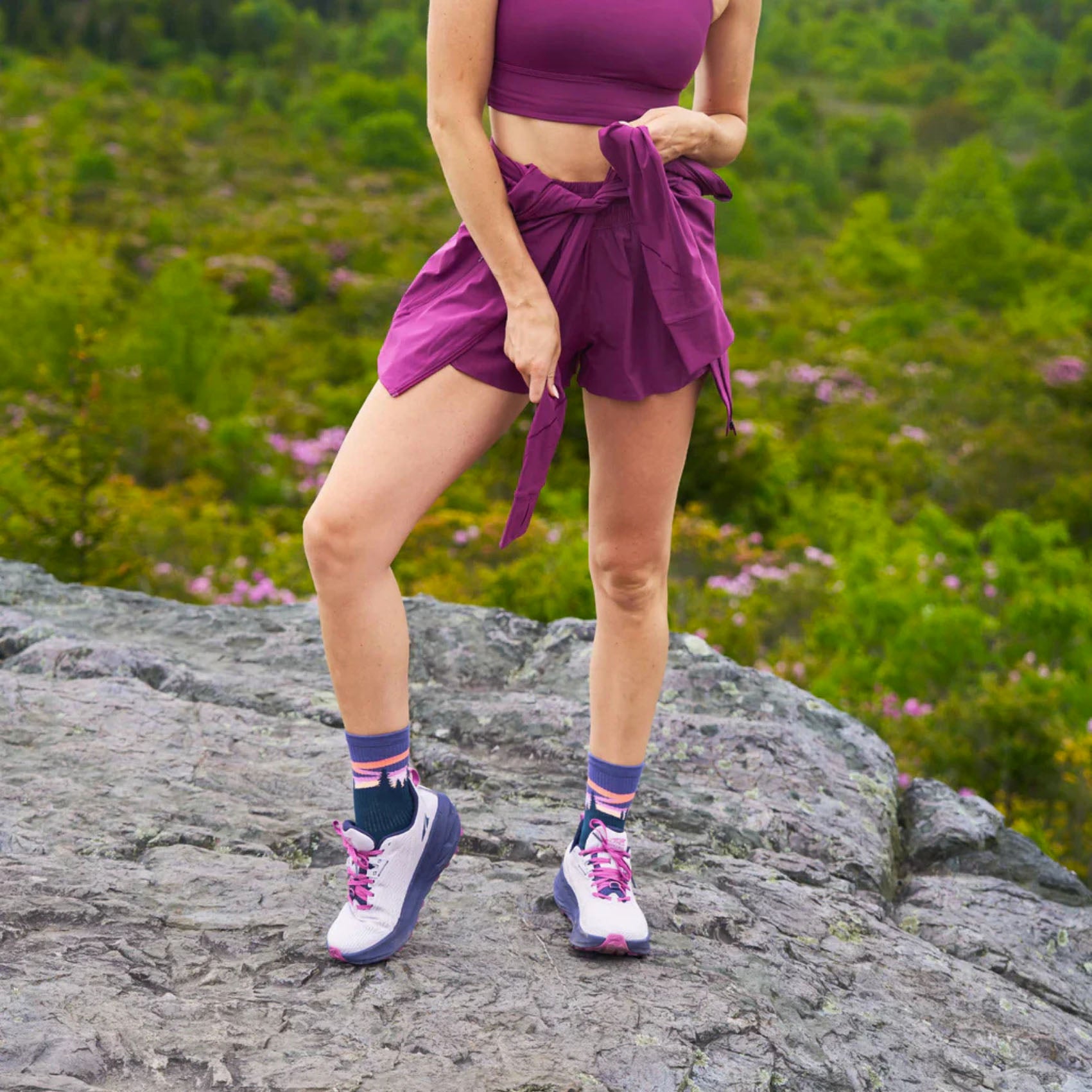 Unisex Feetures Socks Trail Max Cushion Mini Crew