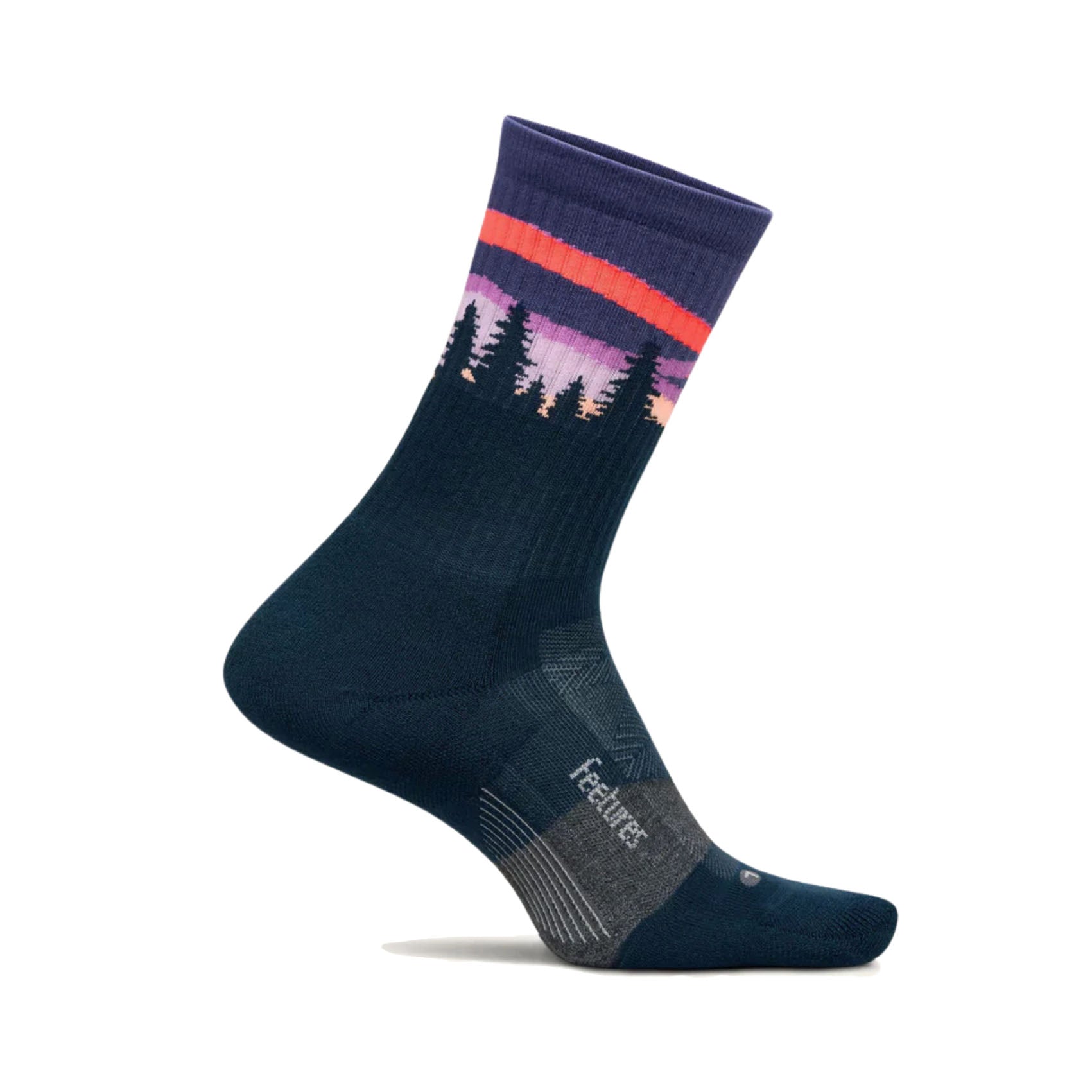 Unisex Feetures Socks Trail Max Cushion Mini Crew