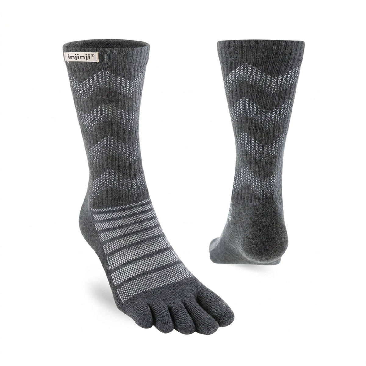 Unisex Injinji Outdoor Midweight Crew Wool Socks
