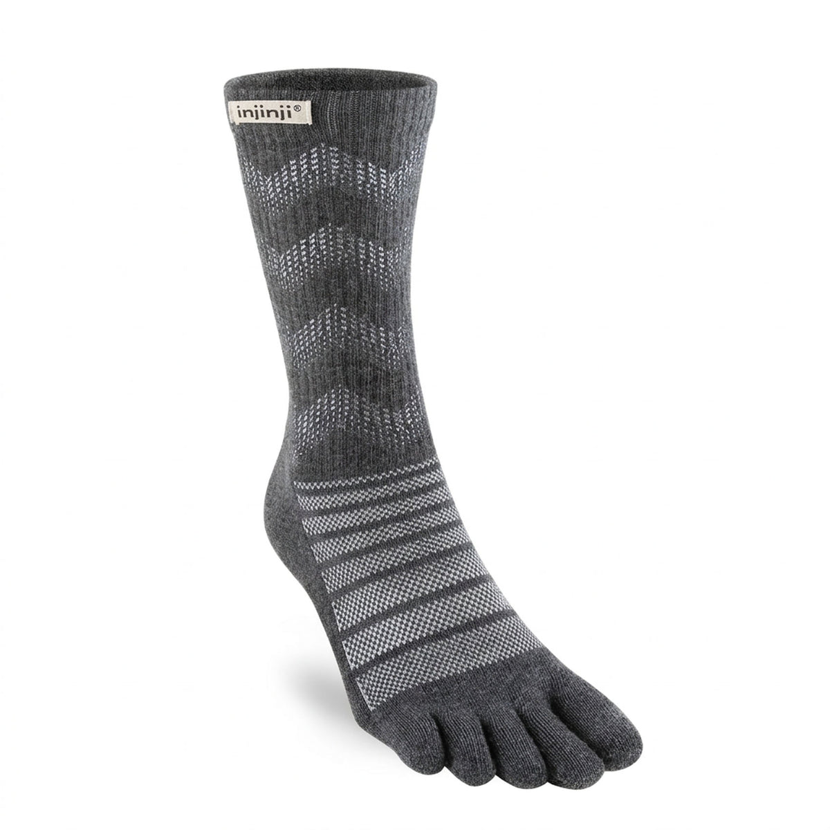 Unisex Injinji Outdoor Midweight Crew Wool Socks
