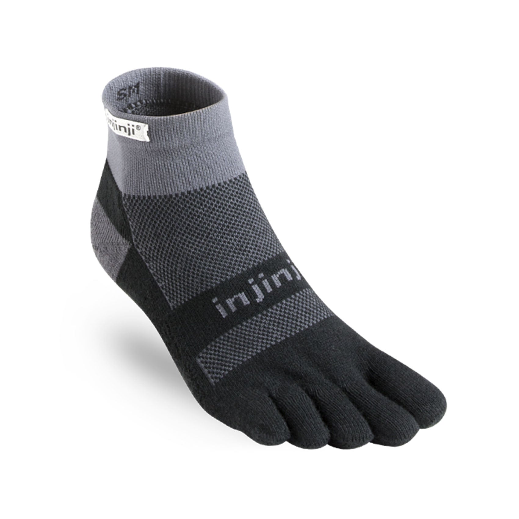 Unisex Injinji Run Midweight Mini Crew Socks