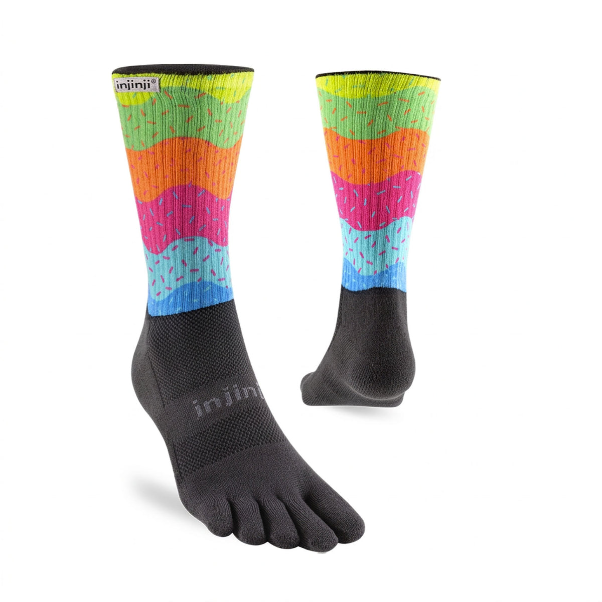 Unisex Injinji SPECTRUM TRAIL Midweight Crew Socks